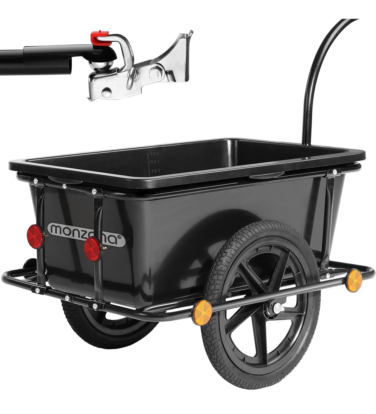 Buy MONZANA 90L Bicycle Trailer - Versatile Cargo Handcart for International Shipping - Buy Online on GoSupps.com