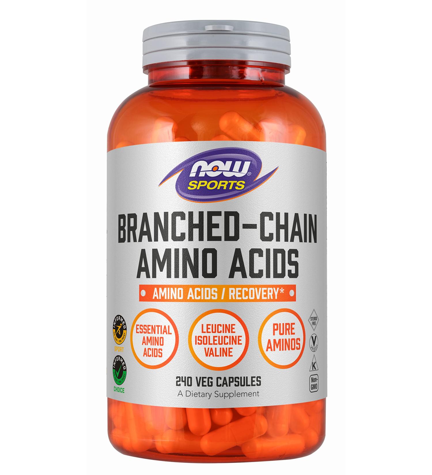 Now Foods Sports Branched-Chain Amino Acids 240 Capsules