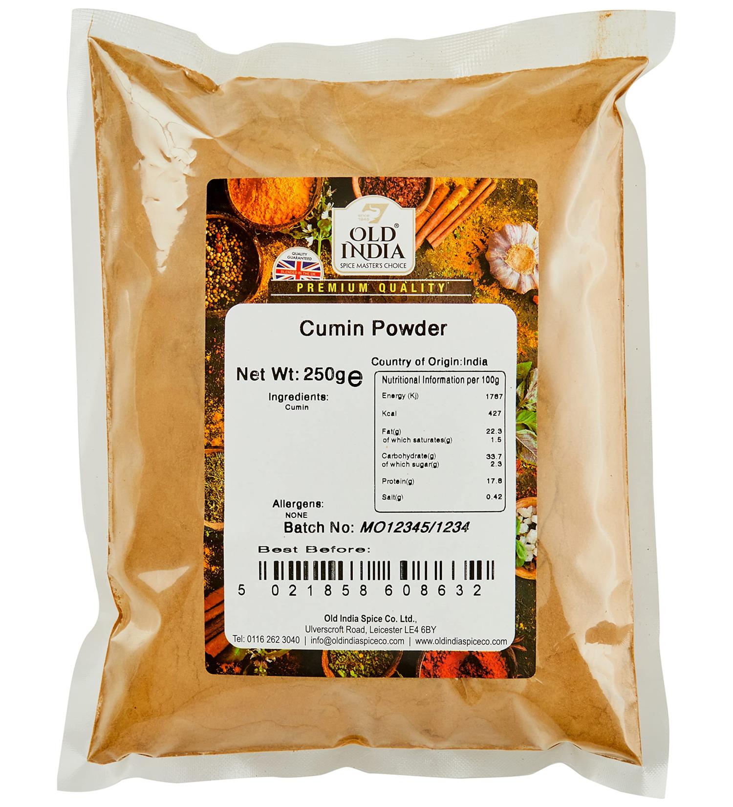 Old India Cumin Powder 250g - Authentic Spice Blend (Pack of 1) - Buy Online on GoSupps.com