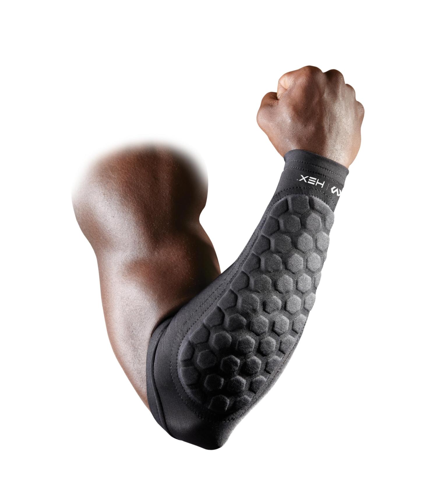 McDavid Forearm Guard HexPad 651 S Black - Ultimate Protection for Sports | International Shipping Available - Buy Online on GoSupps.com