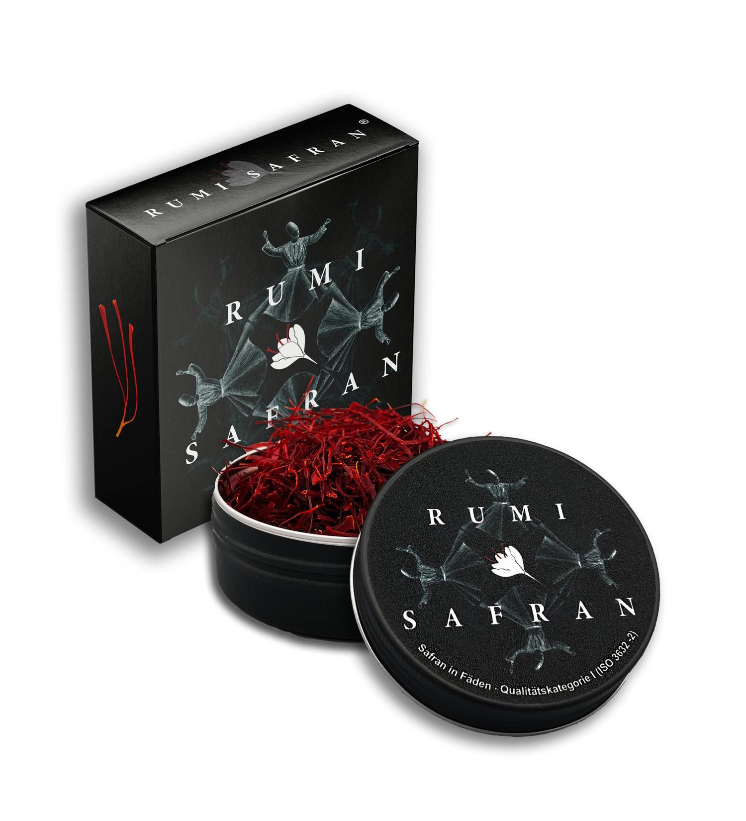 Rumi Saffron Pure Premium All Red Saffron Threads - 5g (2x2.5g) - Buy Online on GoSupps.com