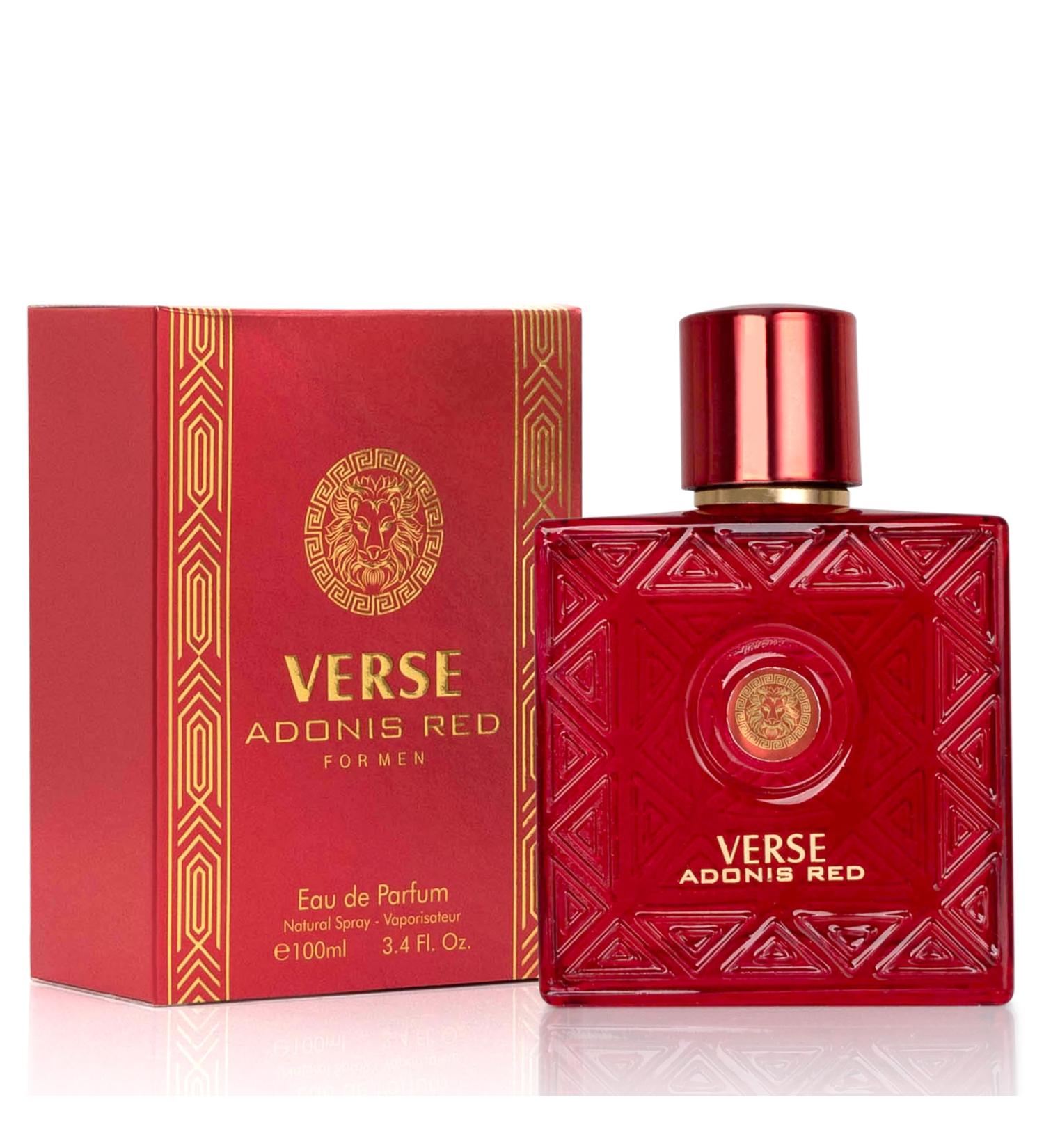 NovoGlow Verse Adonis Red for Men - 100ml Eau De Parfum Spray for Men - Long Lasting Fruity Warm & Floral Fragrance Smell Fresh All Day Long Gift for Men for All Occasions 3.4 Fl Oz (Pack of 1) - Buy Online on GoSupps.com