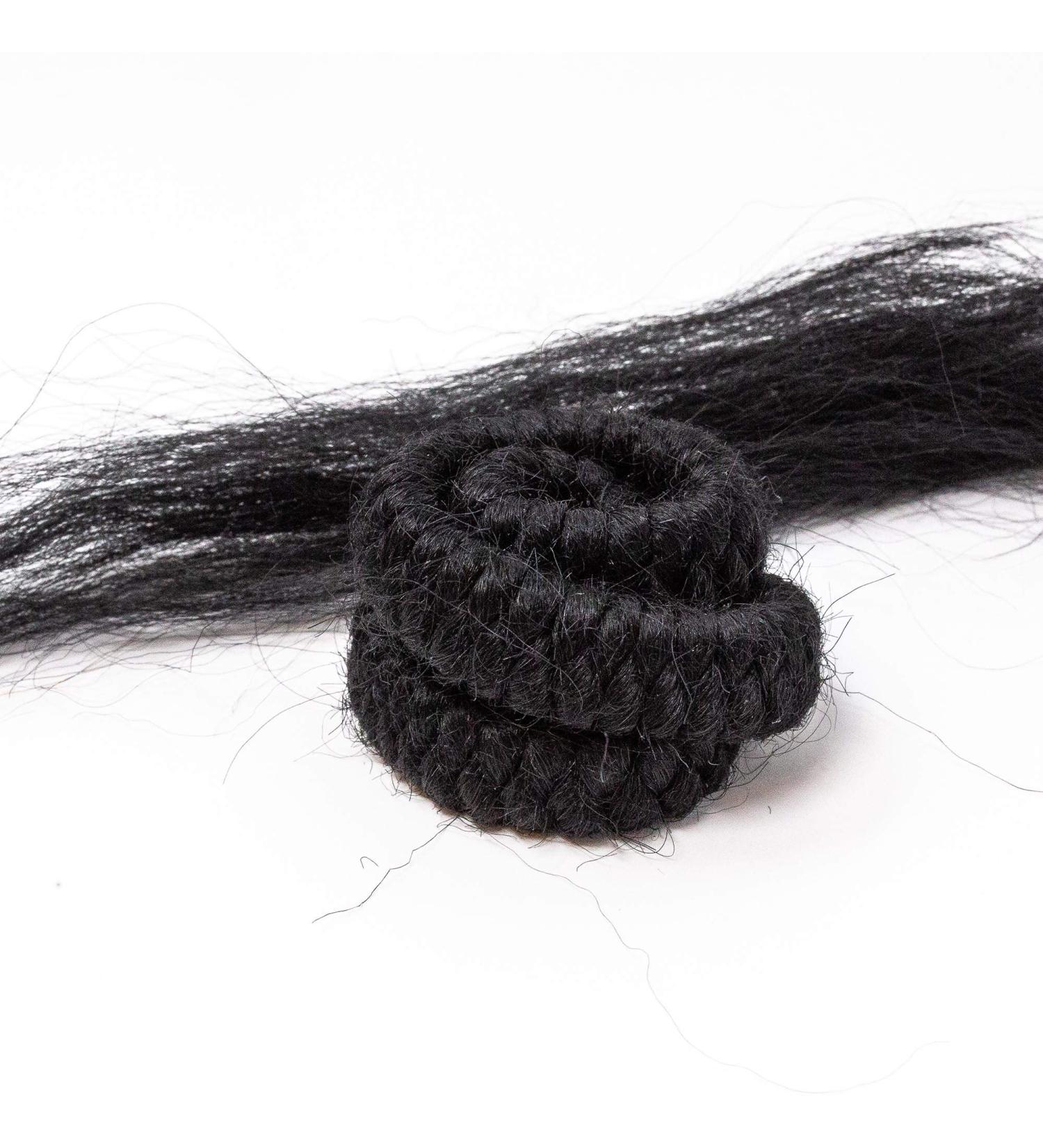 Buy Mehron Crepe Hair Braid 30cm Black - Premium Quality for Costumes & Effects | International Shipping Available - Buy Online on GoSupps.com