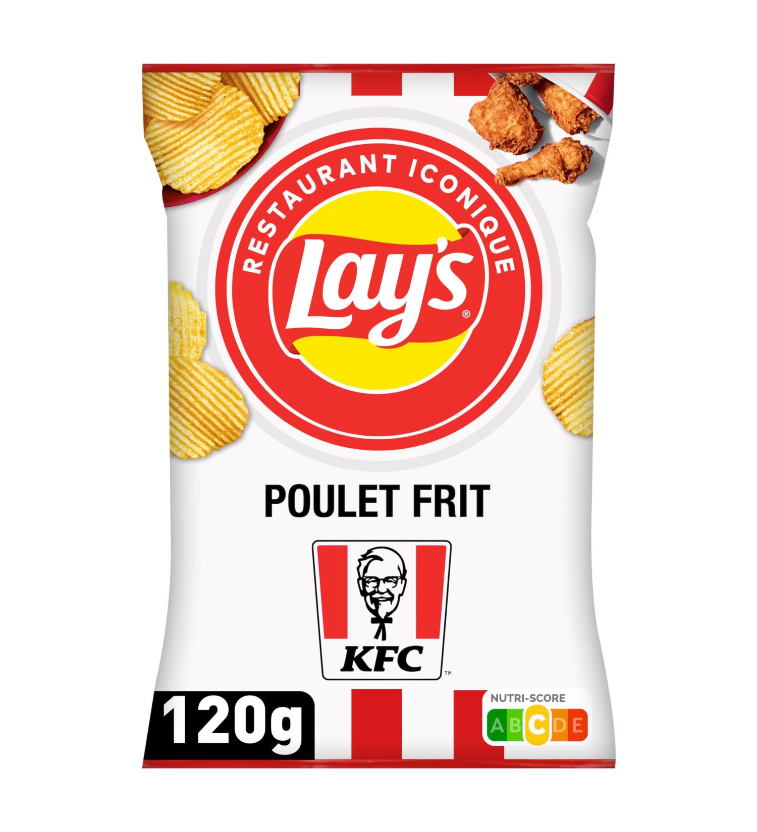 LAY'S Iconique Chips Saveur KFC 120g 120 g (Lot de 1)