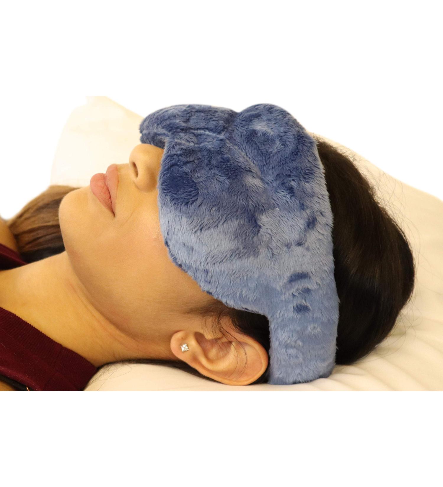 Soft Blackout Cooling Eye Compress: Natural Aromatherapy for Stress Relief - Wearable Tension Migraine & Headache Relief - Long Lasting Cooling Therapy - Buy Online on GoSupps.com