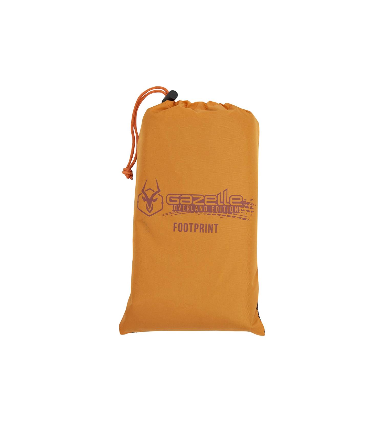 Gazelle Tents T4 Plus/T8 Tent Footprint - 300D Waterproof Ground Tarp with 4 Tack Down Stakes (GA103) - Buy Online on GoSupps.com