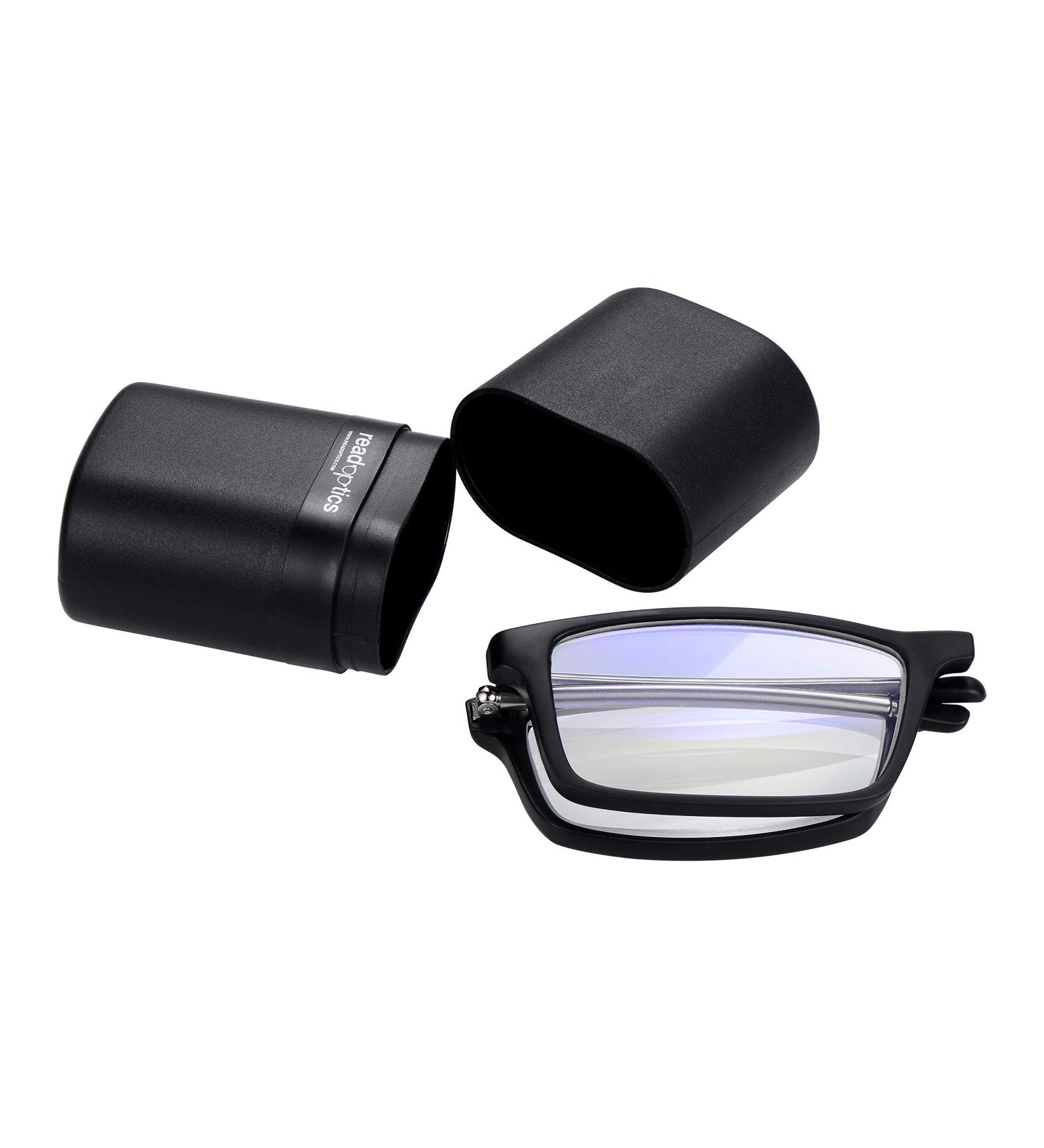 Read Optics Folding Reading Glasses - Blue Light Blocking Ready Reader with Travel Case | Anti-Glare UV Filter | Mens/Womens +1 to 3.5  - Buy Online on GoSupps.com