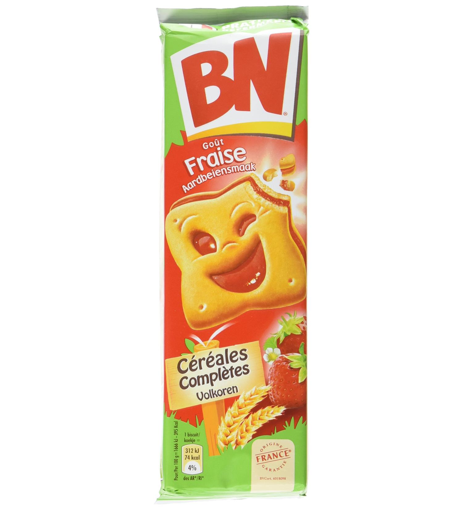 BN Strawberry Taste 16 Cookies 295 g - Buy Online on GoSupps.com