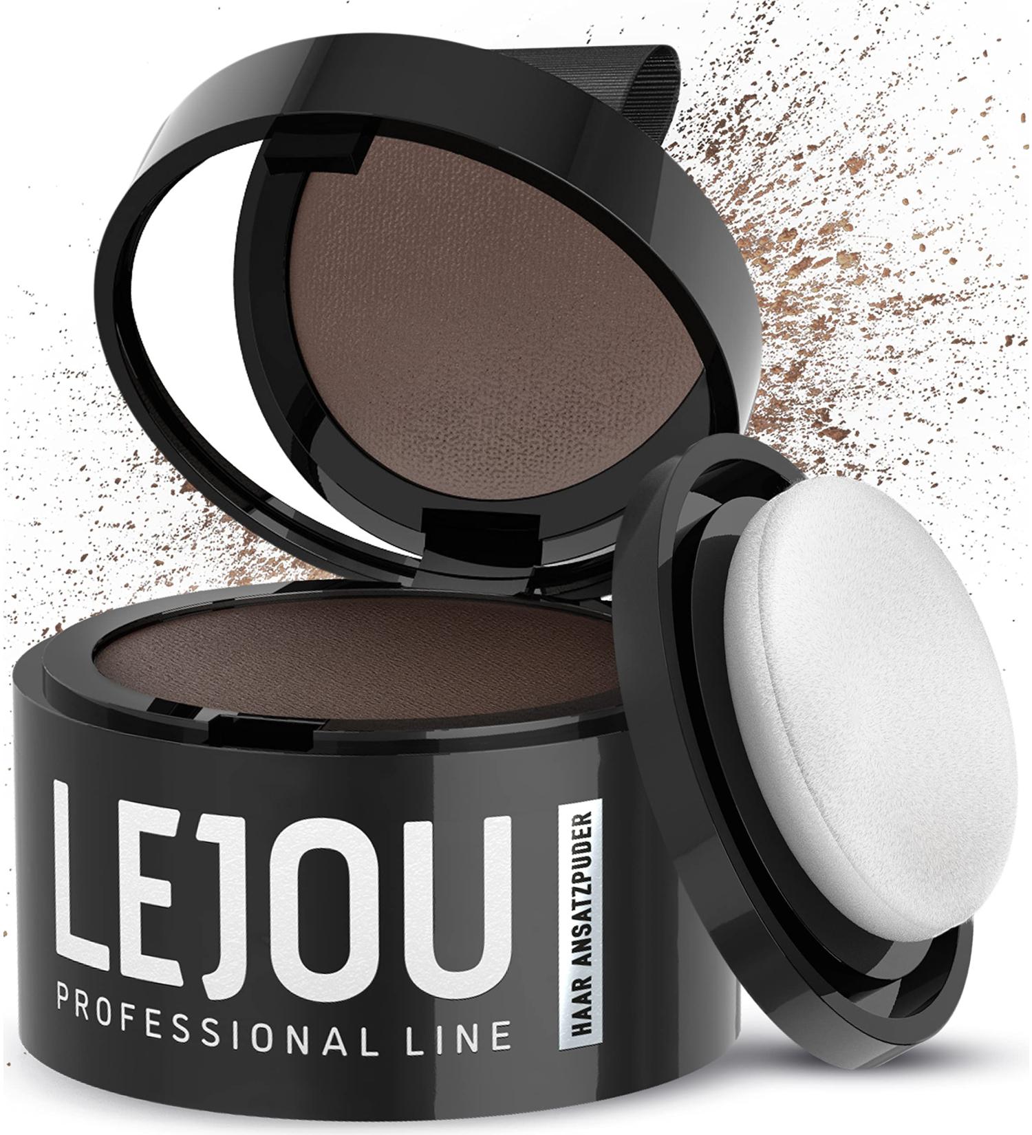 LEJOU Root Powder Brown - Waterproof Hair Makeup for Instant Volume & Root Concealment - 4g - Buy Online on GoSupps.com