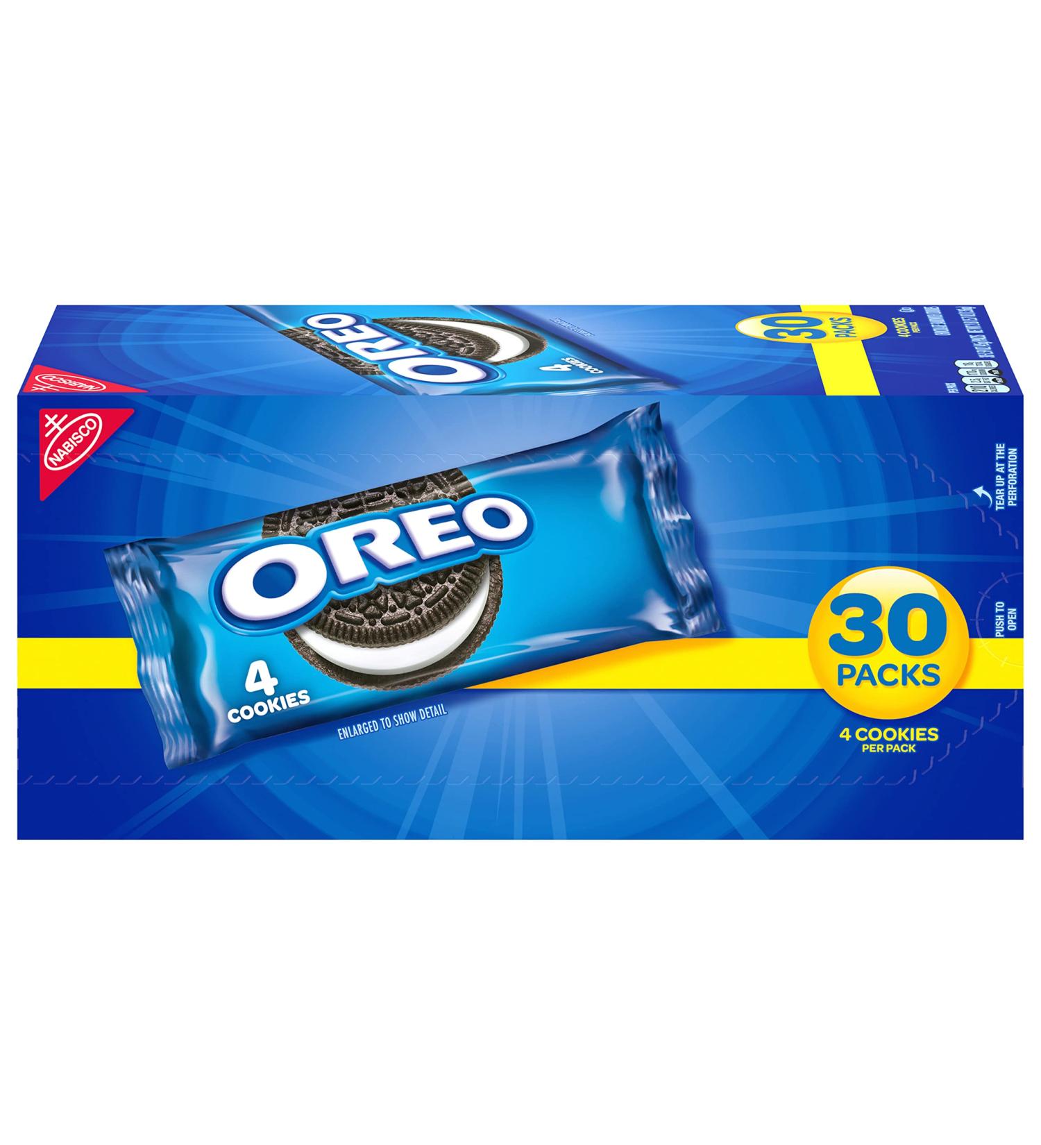 OREO Chocolate Sandwich Cookies - 30 Snack Packs (1.59 oz each) | Perfect for Sharing! - Buy Online on GoSupps.com