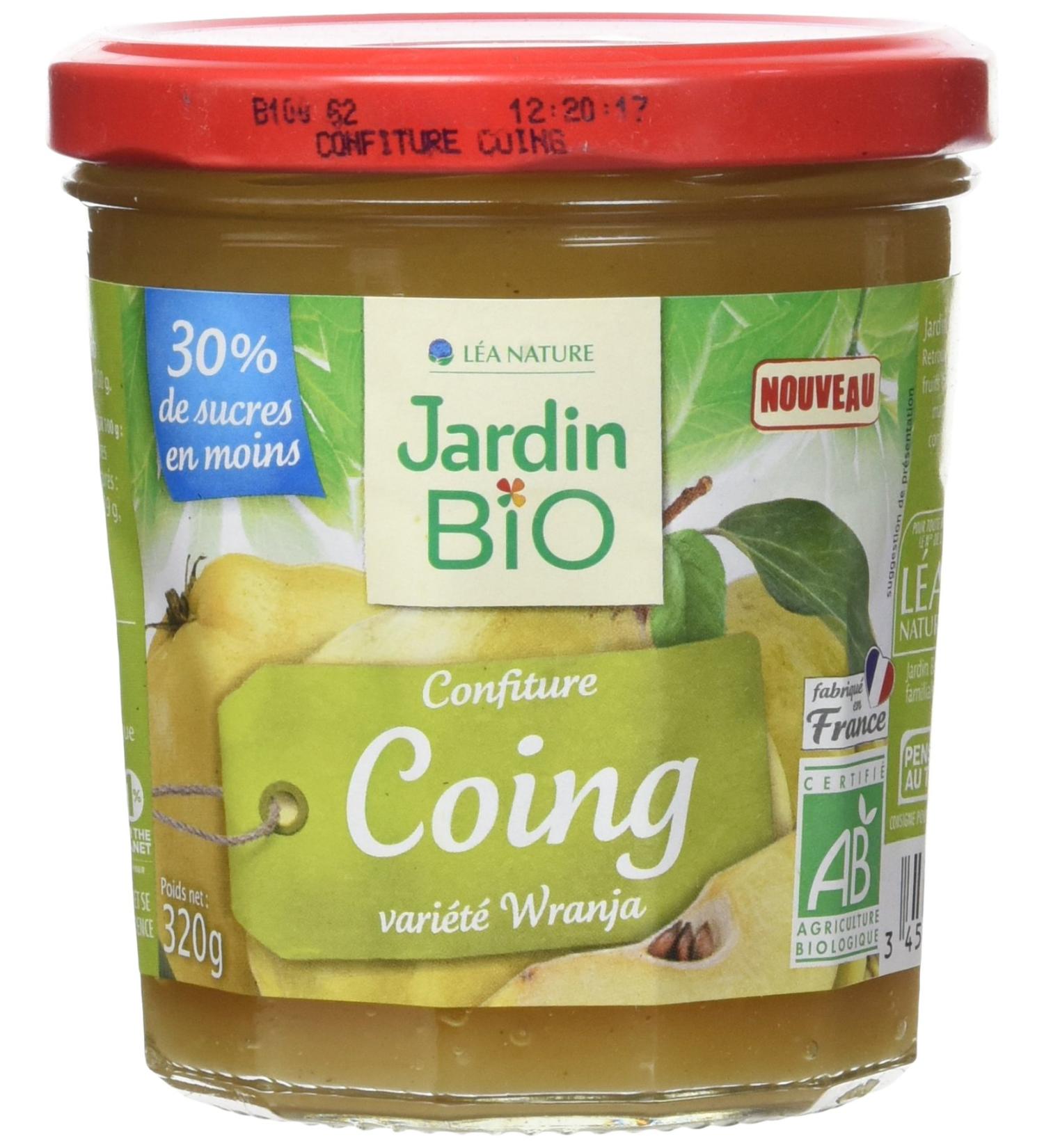 Jardin BiO tic - Quince jam - 320 g - Buy Online on GoSupps.com