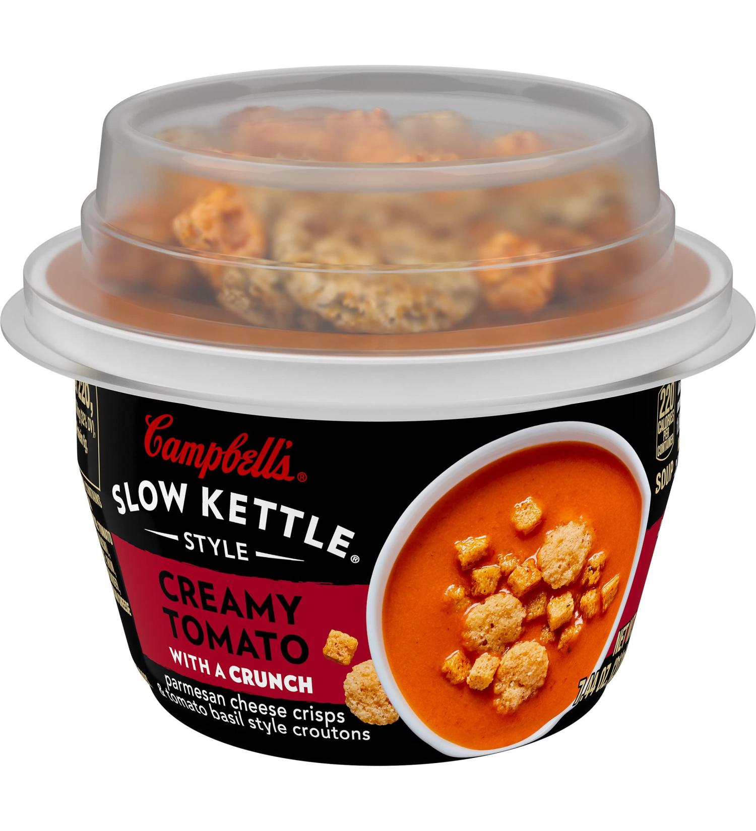 Campbell's Slow Kettle Creamy Tomato Soup | 7 oz Microwavable Cup | Pack of 6 - Buy Online on GoSupps.com