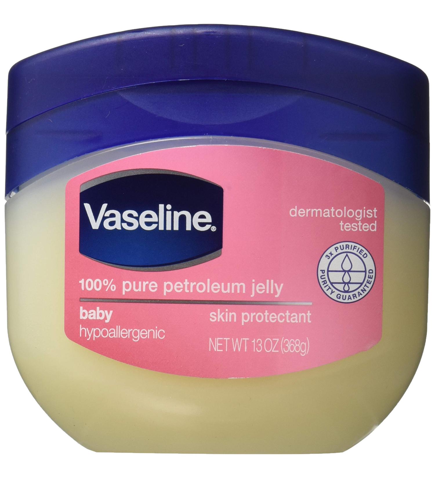 Vaseline Baby Petroleum Jelly 13 oz (368 g) - Gentle Skin Protection for Baby's Delicate Skin - Buy Online on GoSupps.com
