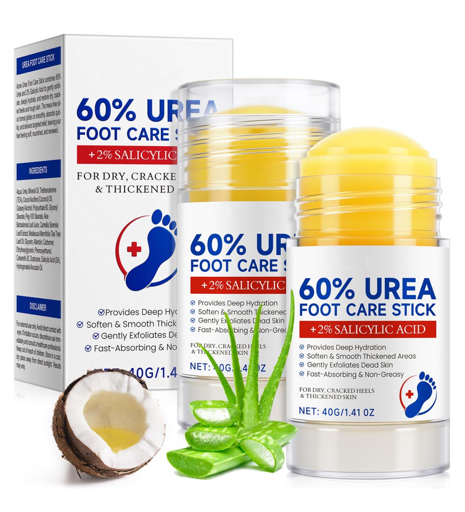  Clawrex Pack of 2 foot creams with 60% urea - For elbows knees feet and hands - Buy Online on GoSupps.com