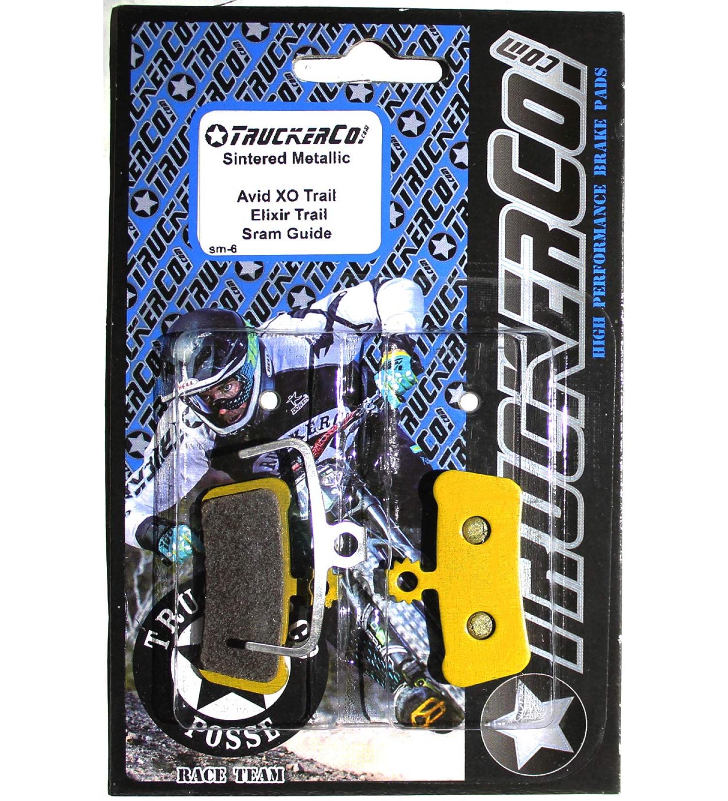 Truckerco Sintered Ceramic Metallic disc Brake Pads Elixir Trail, X0 Trail, Elixir 7 Trail, Elixir 9 Trail, Guide, Guide T, Guide Ultimate, Guide R, Guide RS, Guide RSC, XOTR-M, XOTR-O, XOTR-O-AL