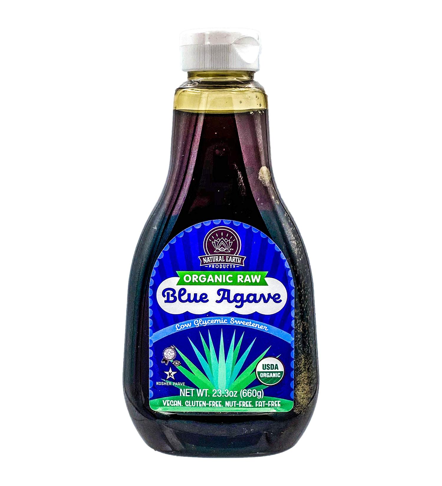 Organic Raw Blue Agave - Low Glycemic Sweetener - USDA Organic - Vegan, Gluten Free, Nut Free, Fat Free - Kosher Parve - 23.3 oz (660 g) (Single)