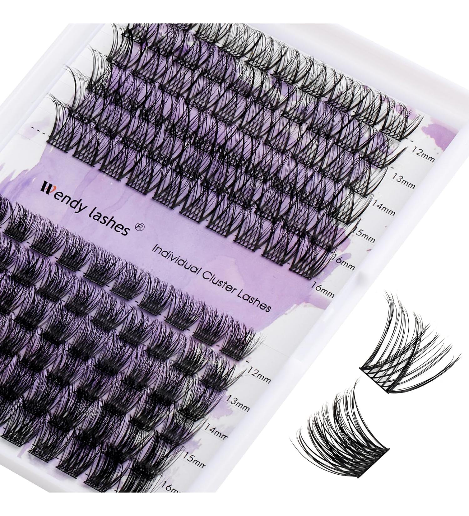 Individual Lashes 0.07mm Cluster D Curl 12-16mm Mixed Long Reusable Soft Wispy DIY Lash Extensions - Buy Online on GoSupps.com