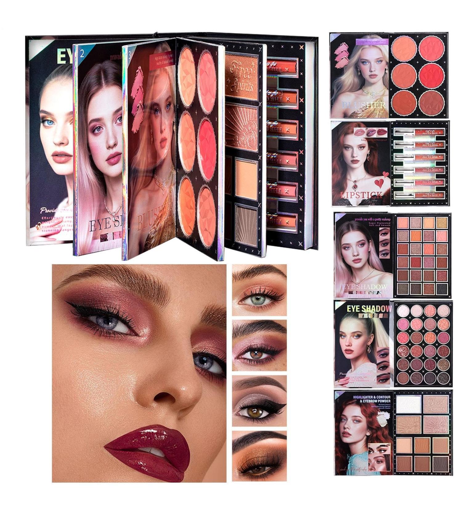 Eyeshadow Palette Long Lasting Cosmetic in 48 Shades Creamy Bold Prism Blend Vibrant Chromatic Fusion Shimmer Drama Palette Creative Beauty Statement studio Cosmetics for party st - Buy Online on GoSupps.com