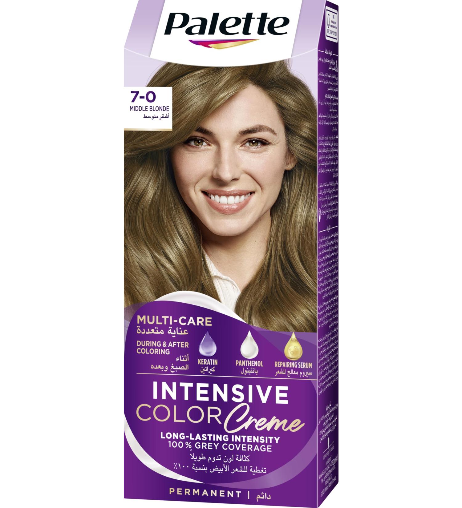 Palette Intensive Color Cream 7-0 Medium Blonde - Buy Online on GoSupps.com