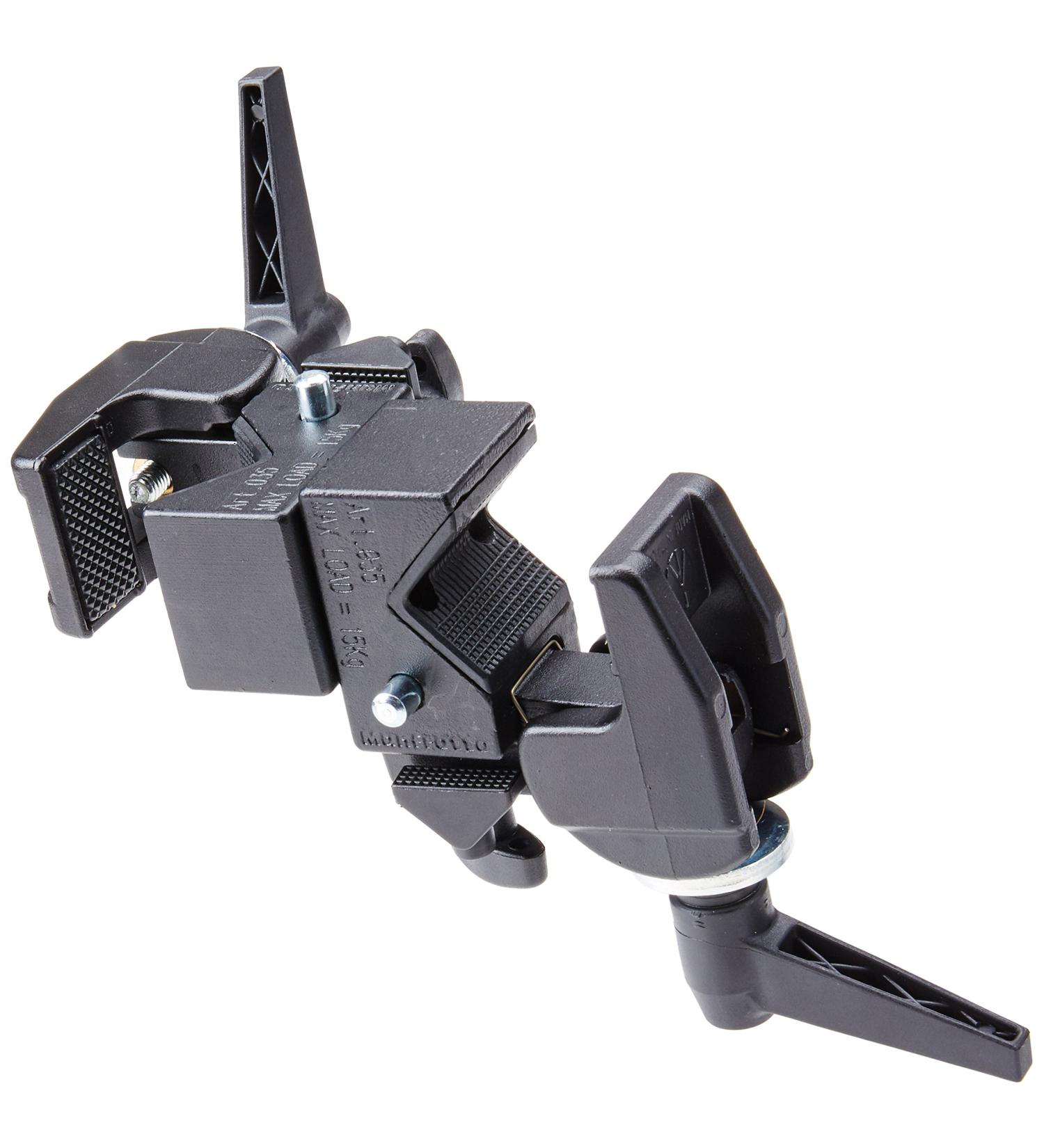 Manfrotto 038 Double Super Clamp - Versatile and Sturdy Camera Mounting Solution - Buy Online on GoSupps.com