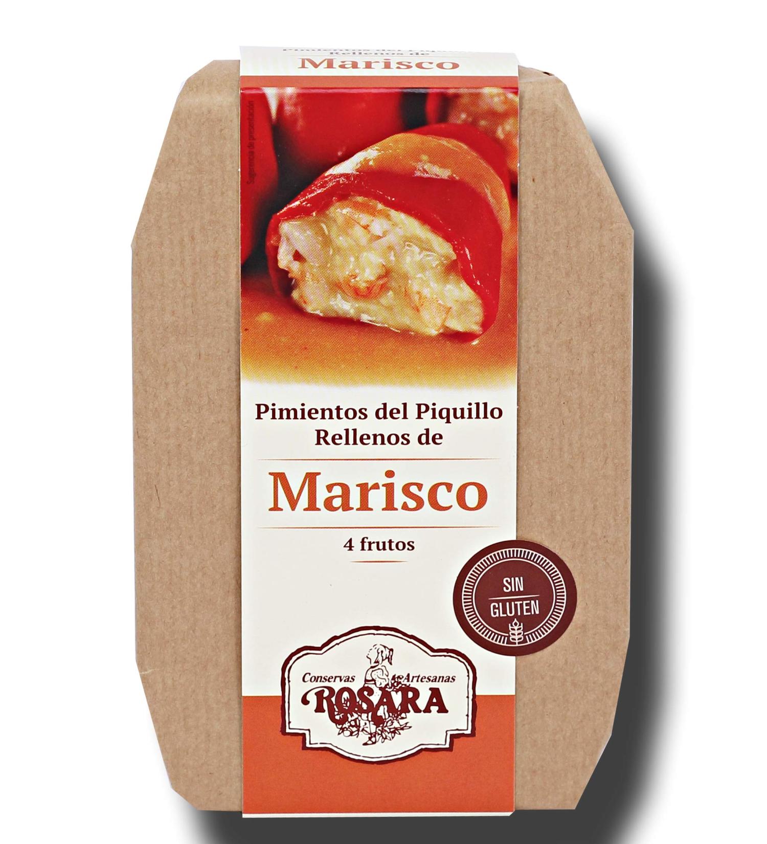 PIMIENTO RELL. MARISCO SIN GLUTEN LATA 250g.