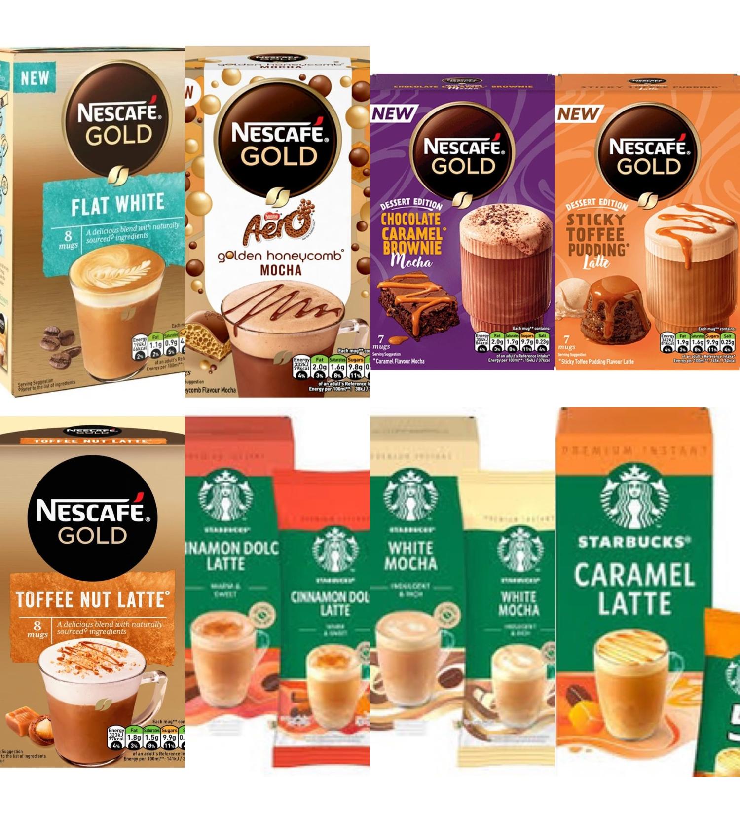 Nescafe Starbucks Instant 5 Sachet Pick Any 3 Packs From A Range Of Blends - Buy Online on GoSupps.com