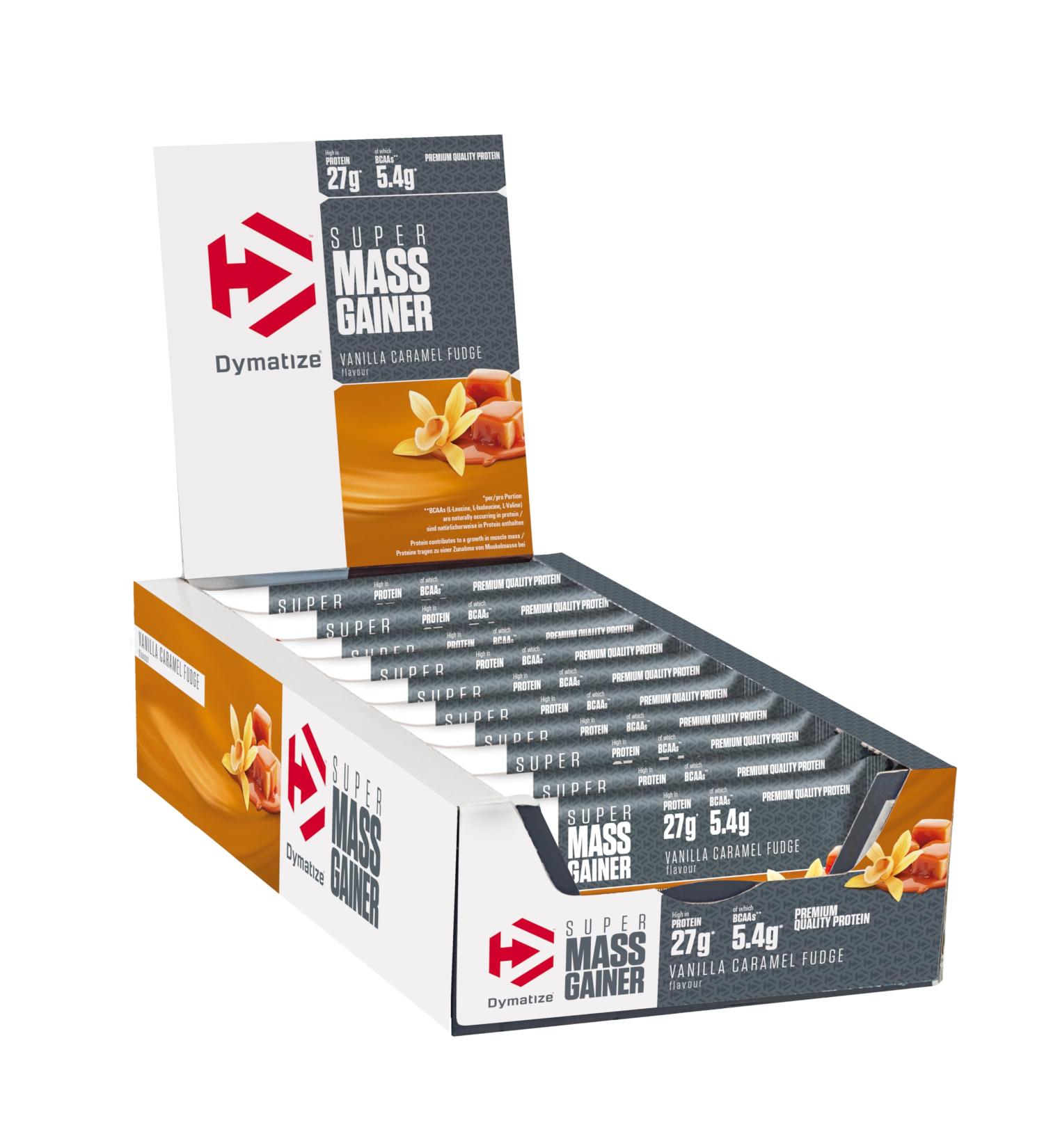 Dymatize Super Mass Gainer Bar Vanilla Caramel Fudge - Weight-Gainer bar + proteins - Buy Online on GoSupps.com