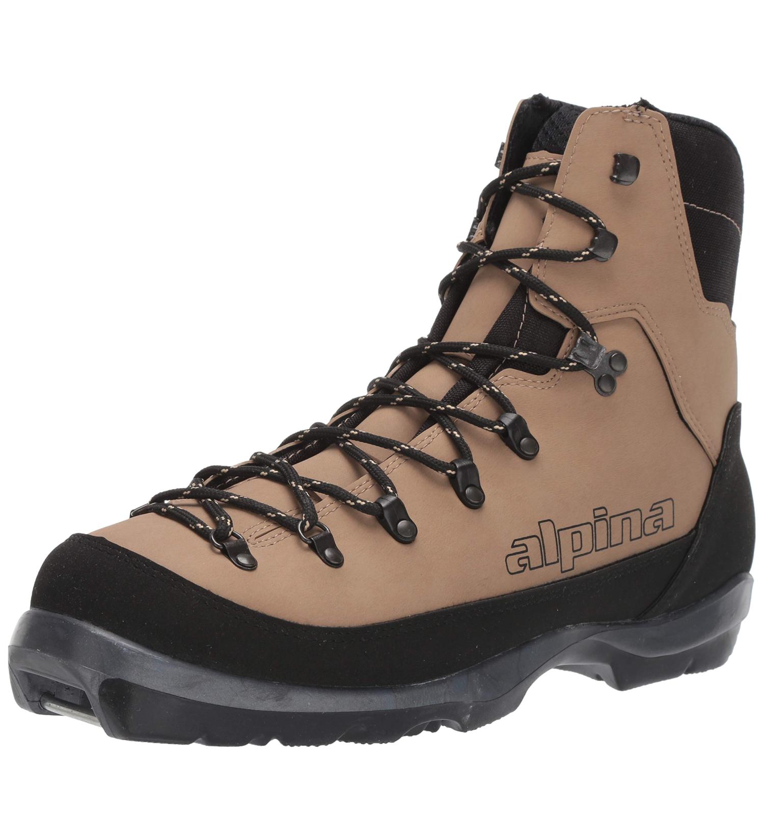 Alpina Sports Montana Backcountry Cross Country Nordic Ski Boots Brown/Black 10 - Premium quality ski boots - Buy Online on GoSupps.com