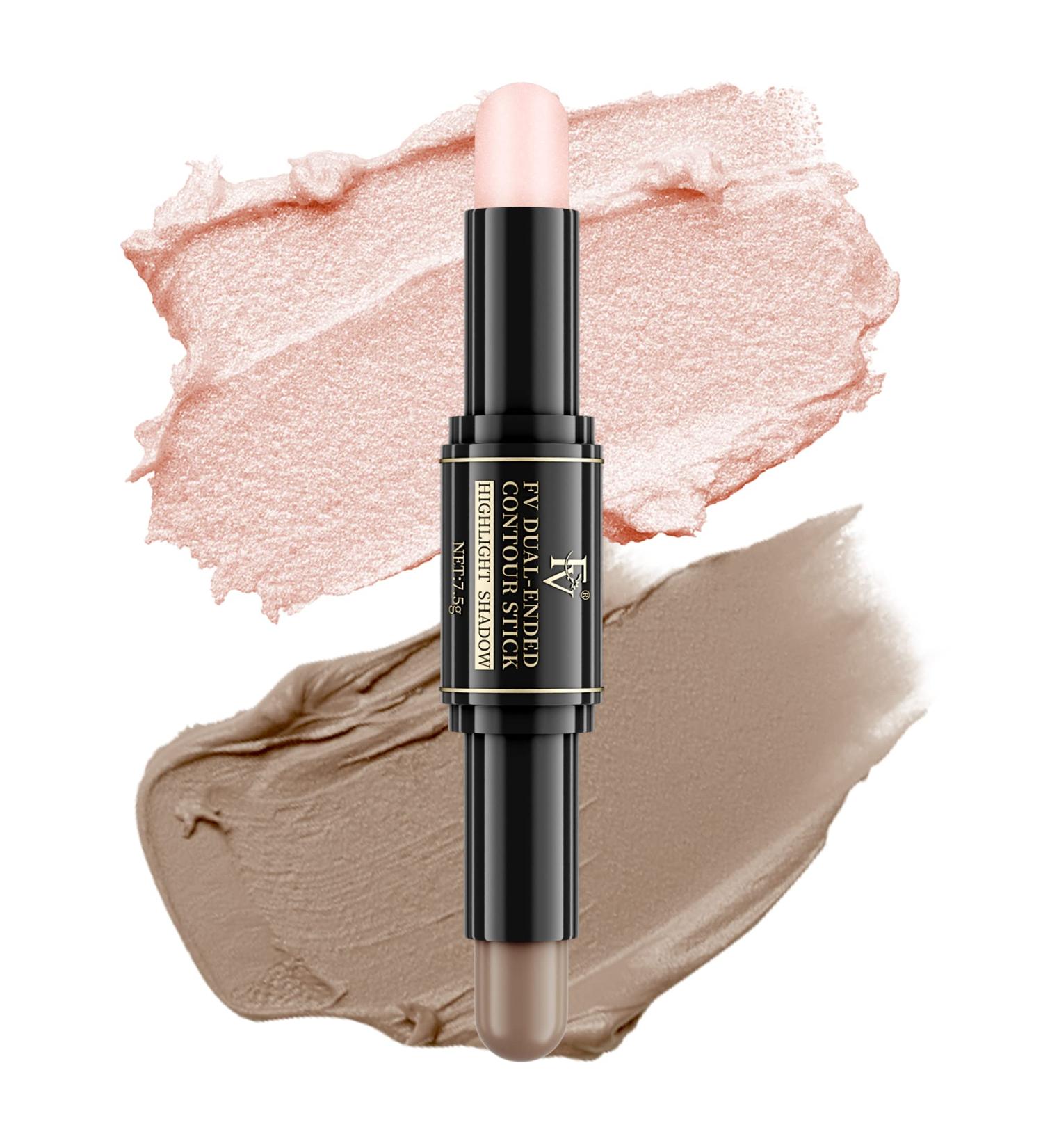 FV Contour Stick Dual-Ended Contouring Highlighter Stick Professional Makeup Waterproof Cream Contour Wand for Perfect Look Face Brighten Facial Shade Contouring Pen 0.26oz/7.5g (Fair/Light) - Buy Online on GoSupps.com