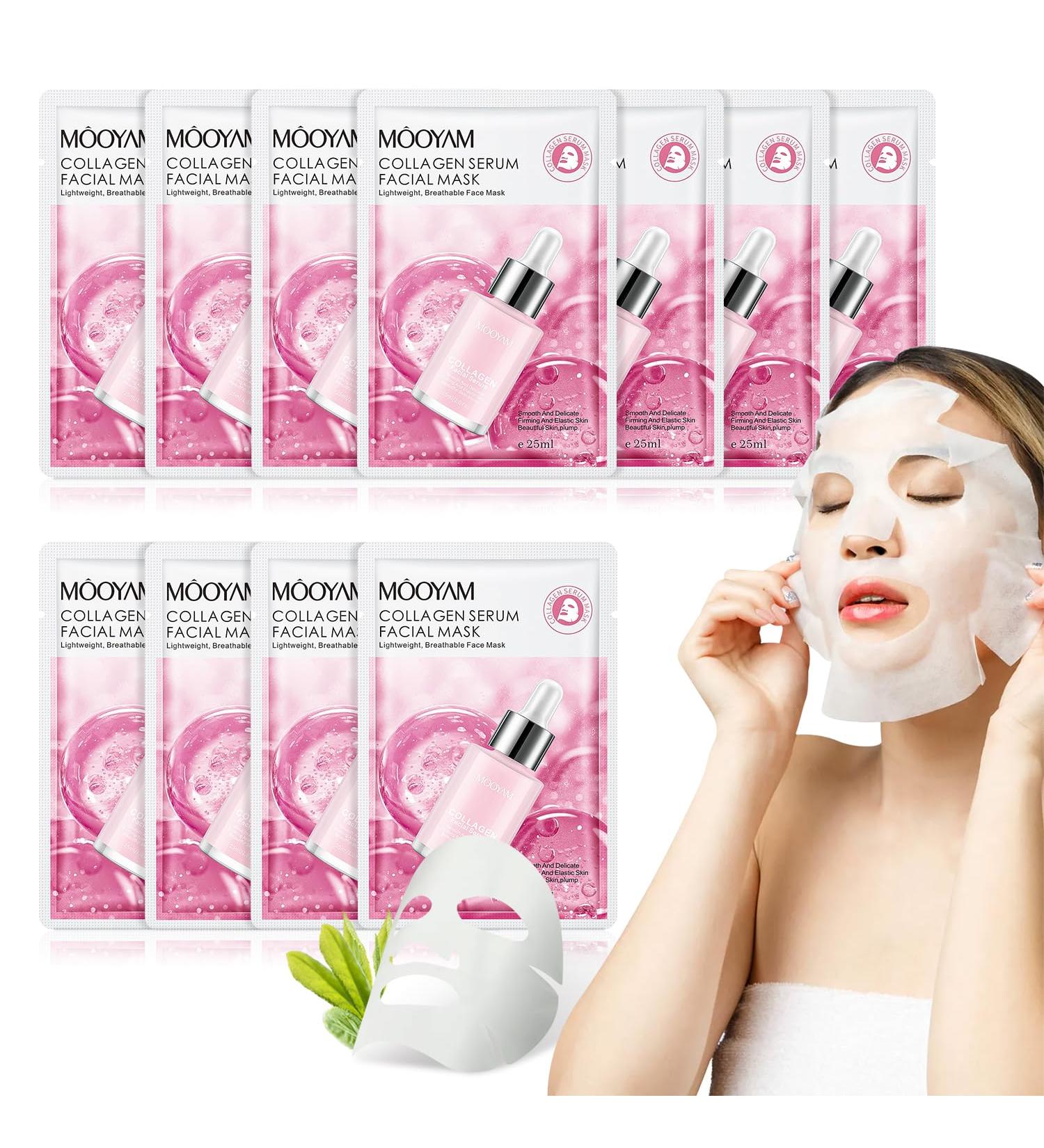 Limvoo 24K Hyaluronic Acid Mask Hyaluronic Acid Mask Korean Skin Care Products (Kollagen) - Buy Online on GoSupps.com