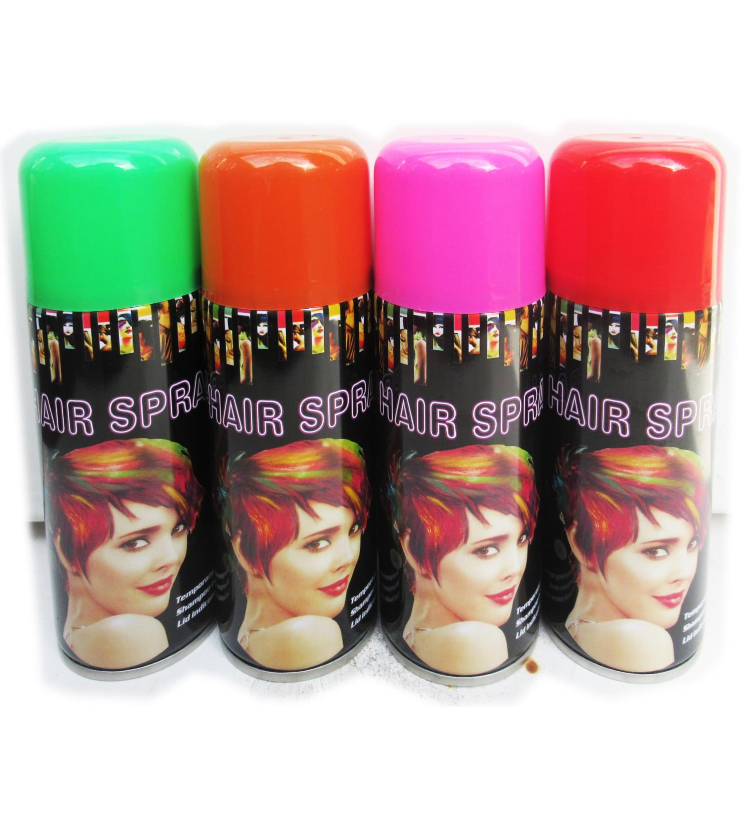 Temporary Hair Color Removable 4 cans per pack assorted color 2.5 oz each For party events blue red pink green Random Color 2.5 Fl Oz (Pack of 4) - Buy Online on GoSupps.com