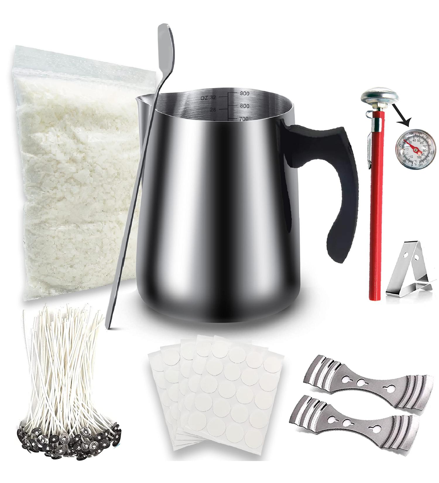 Soy Candle Making Kit - 32oz Wax Melting Pot & Essential DIY Supplies - Buy Online on GoSupps.com