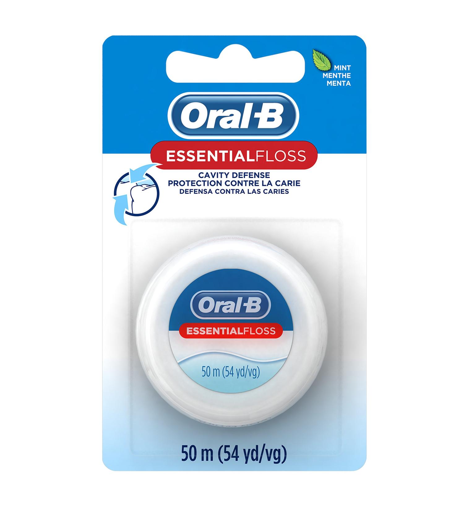 Buy Oral-B Essential Floss Mint Waxed 50 Yd | 24 Pieces | International Shipping - Best Dental Care - Buy Online on GoSupps.com