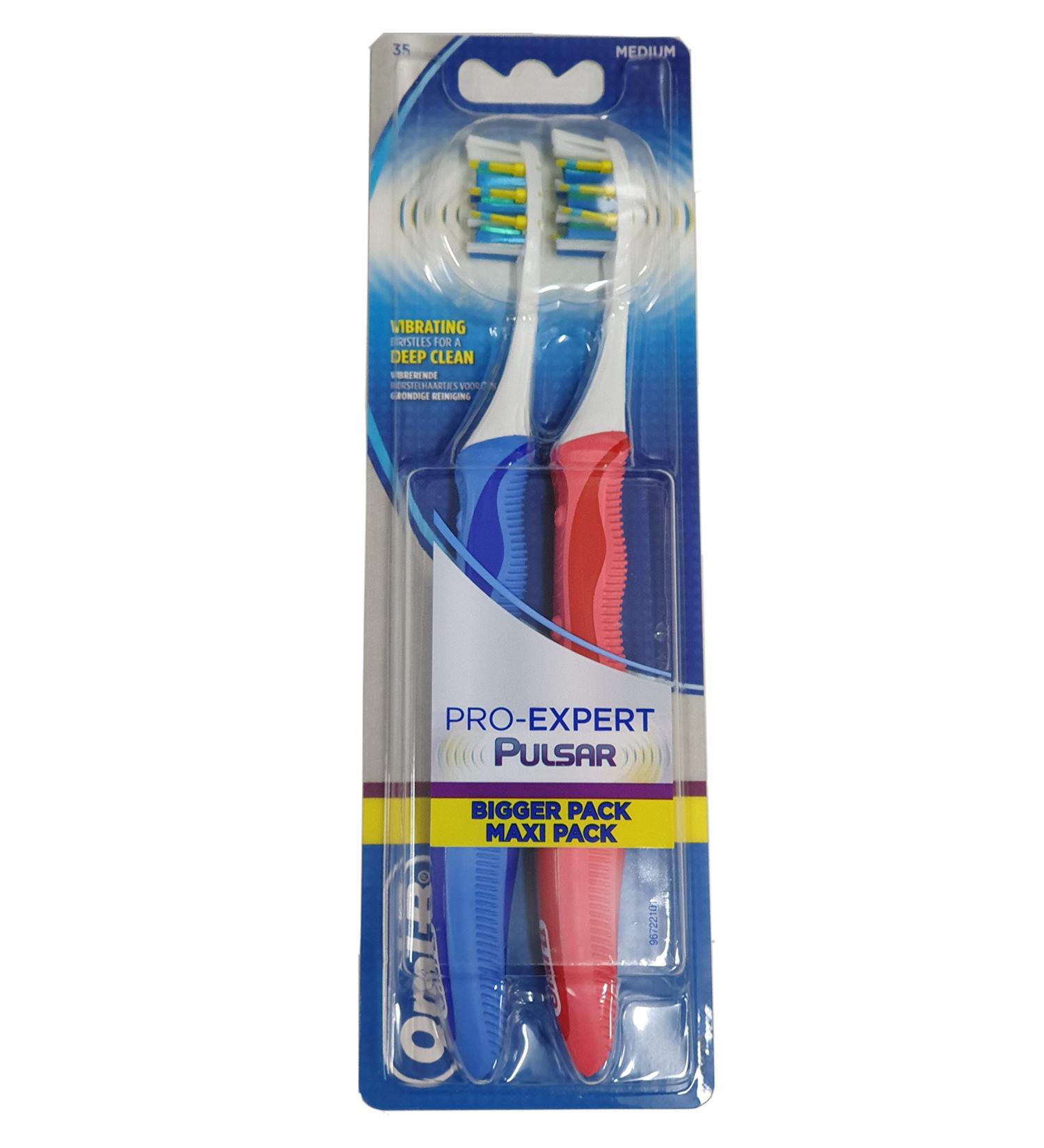Oral-B Pro-Expert Pulsar Medium Toothbrush - Dental Care Essential - Buy Online on GoSupps.com