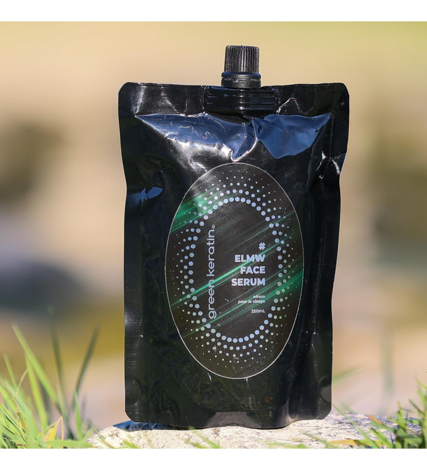Green Keratin - ELMW Original - Hyaluronic Acid Serum for Face (250ml (Refill))