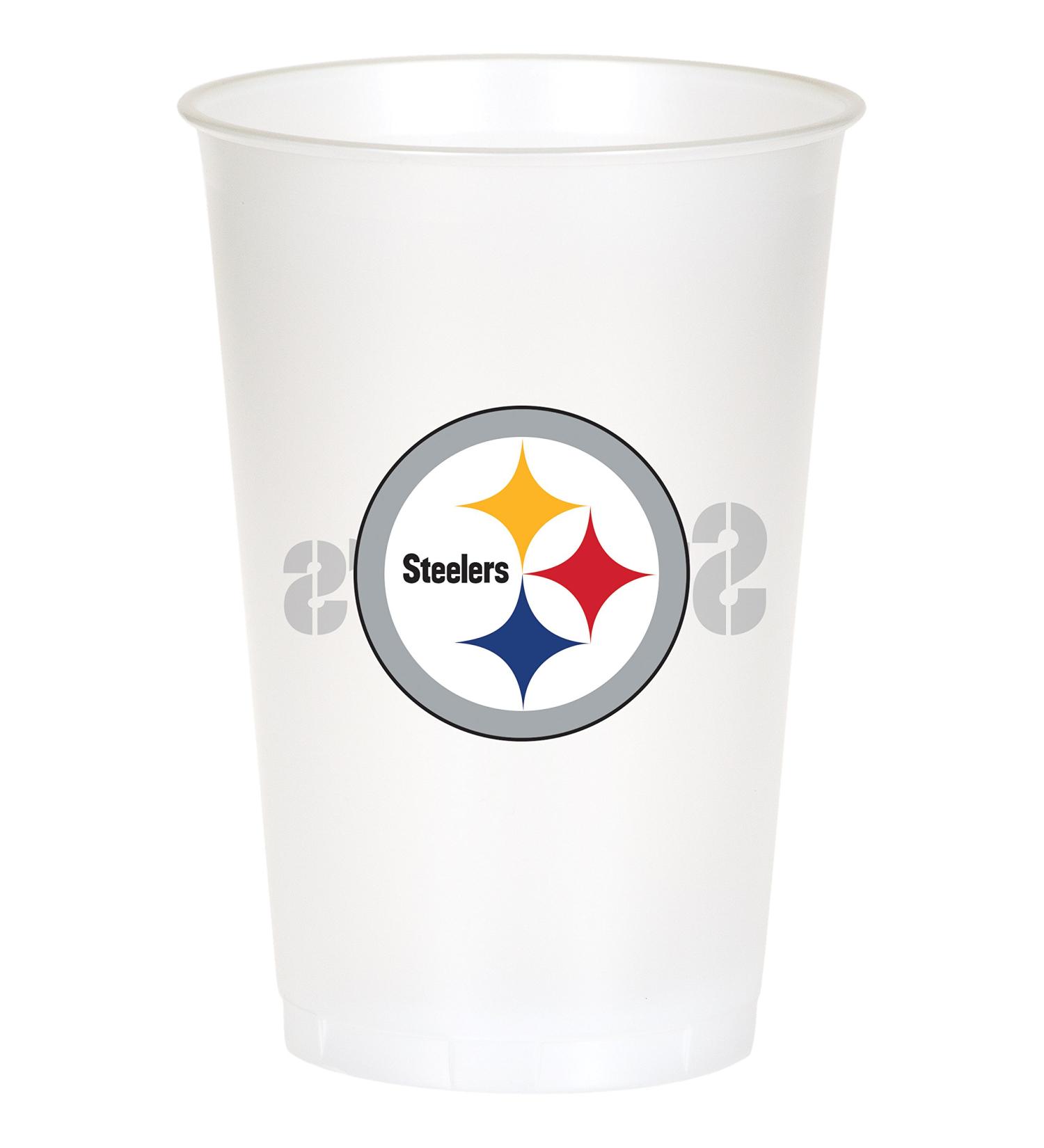 Creative Converting Pittsburgh Steelers Plastic Cups, 24 ct