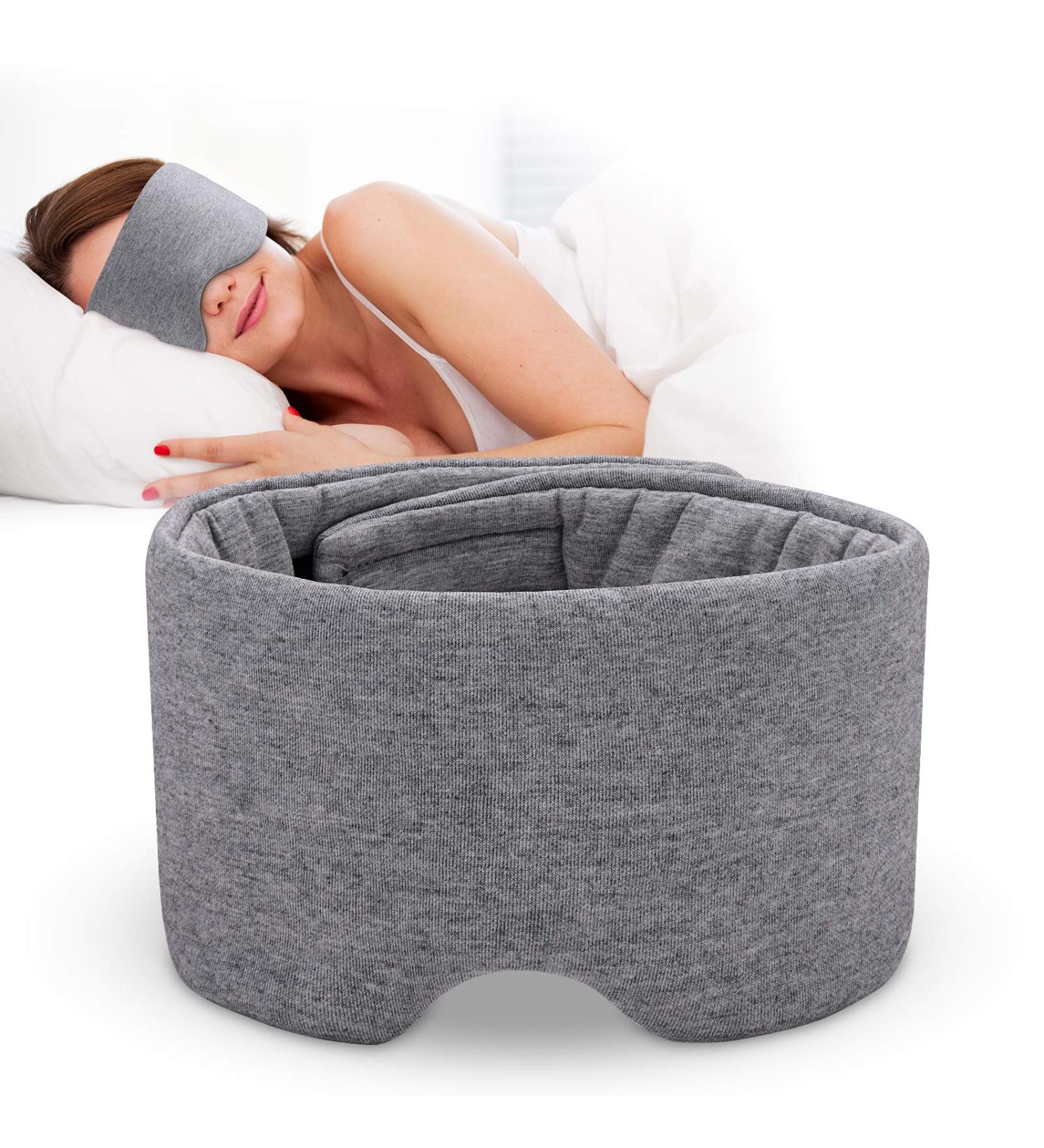 Cotton Sleep Mask for Men & Women - Handmade Eye Mask for Sleeping with Earplugs - Buy Online on GoSupps.com