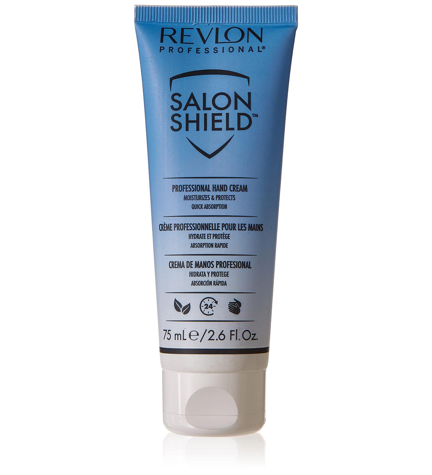 Revlon Professional Salon Shield Hand Cream 75ml - Moisturizing Shea Butter Formula for Soft Skin | International Shipping Available - Buy Online on GoSupps.com