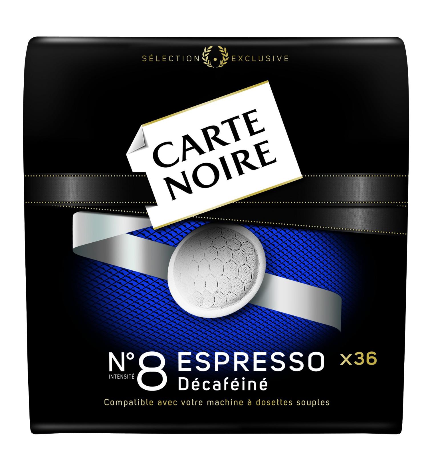  Carte Noire Carte Noire Map Noire Decaf Coffee 36 Doses 750 grams (250 X 3). - Buy Online on GoSupps.com