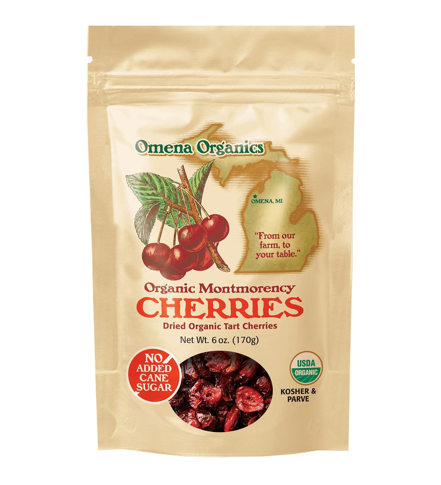 Organic Dried Tart Cherries - No Added Cane Sugar