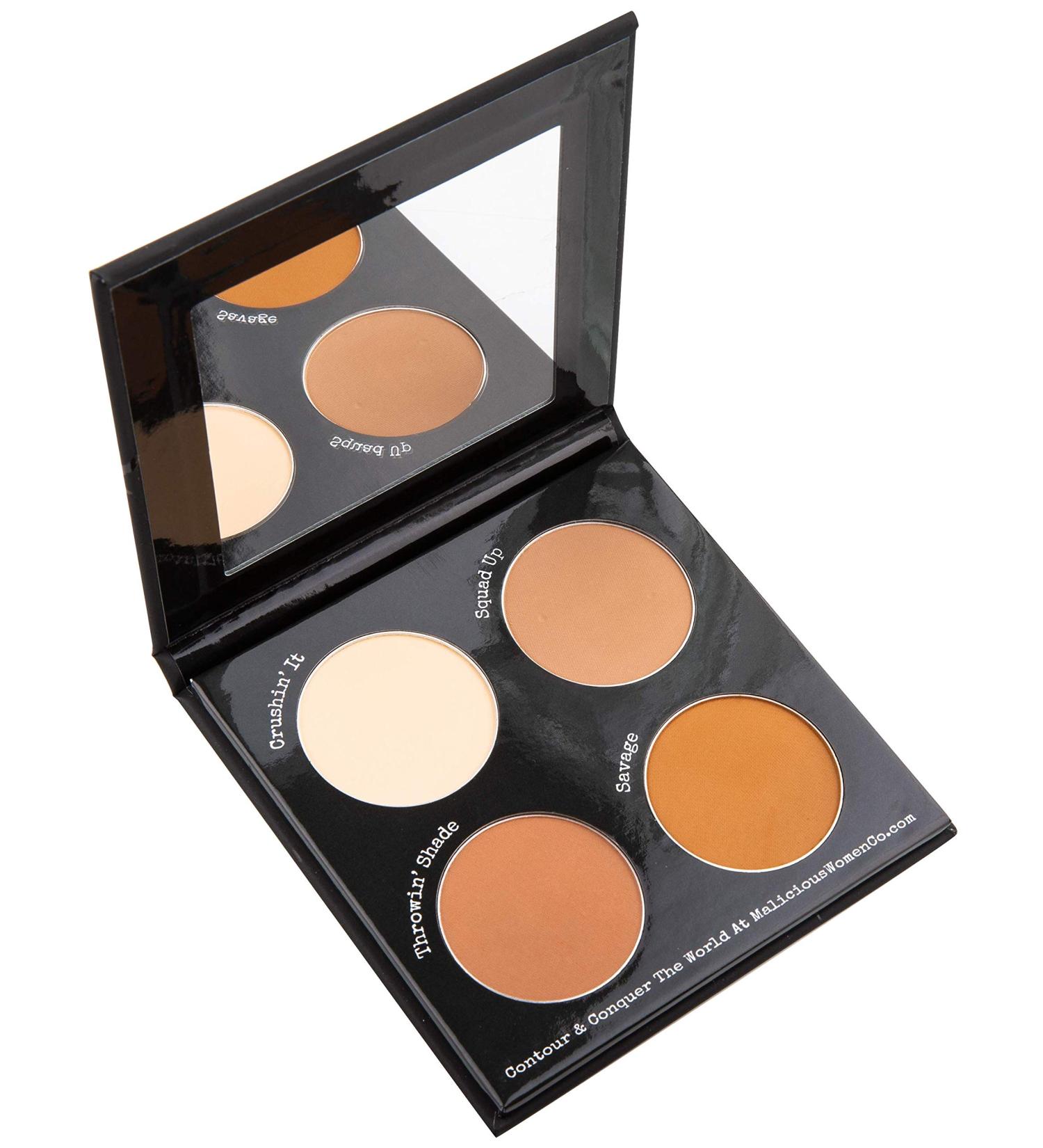 Malicious Women Contour To Conquer C Powder Palette - Fair/Light Skin Tones | High-Pigment Vegan Formula with Natural Ingredients - Buy Online on GoSupps.com