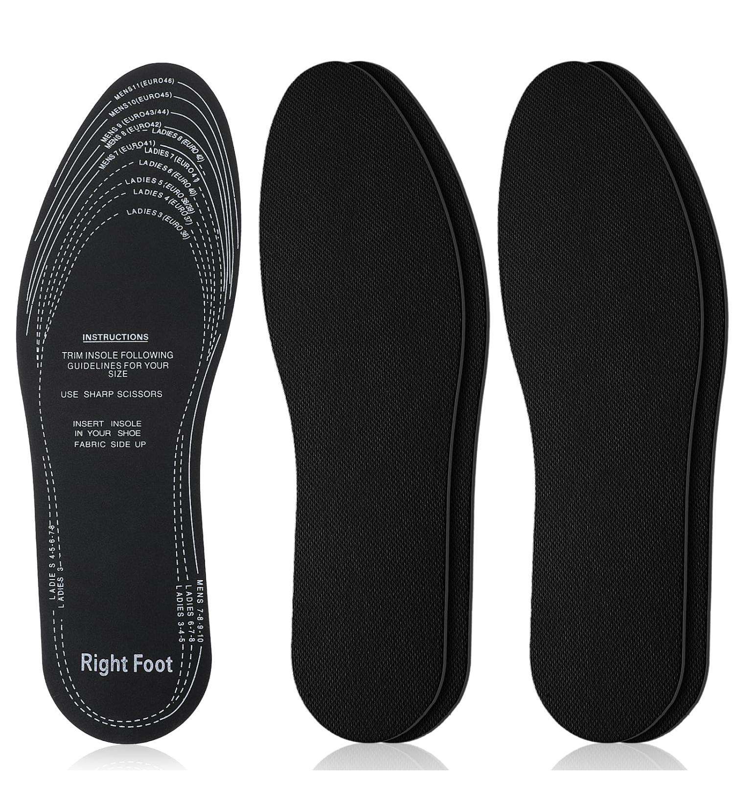Buy WLLHYF Soft Latex Shoe Insoles - Breathable & Trim to Fit Replacement Pads for Sneakers Flats & More - Ideal for Women Men & Kids - International Shipping Available - Buy Online on GoSupps.com