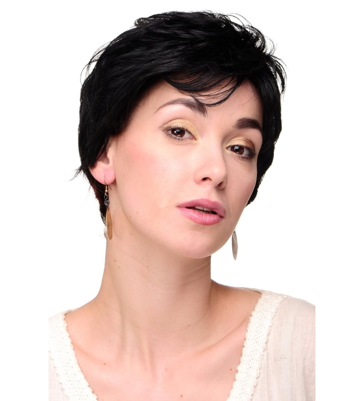 WIG ME UP Cool Short Black Ladies Wig WH9283-1B - Trendy Wild Style for Fashionable Looks - Buy Online on GoSupps.com