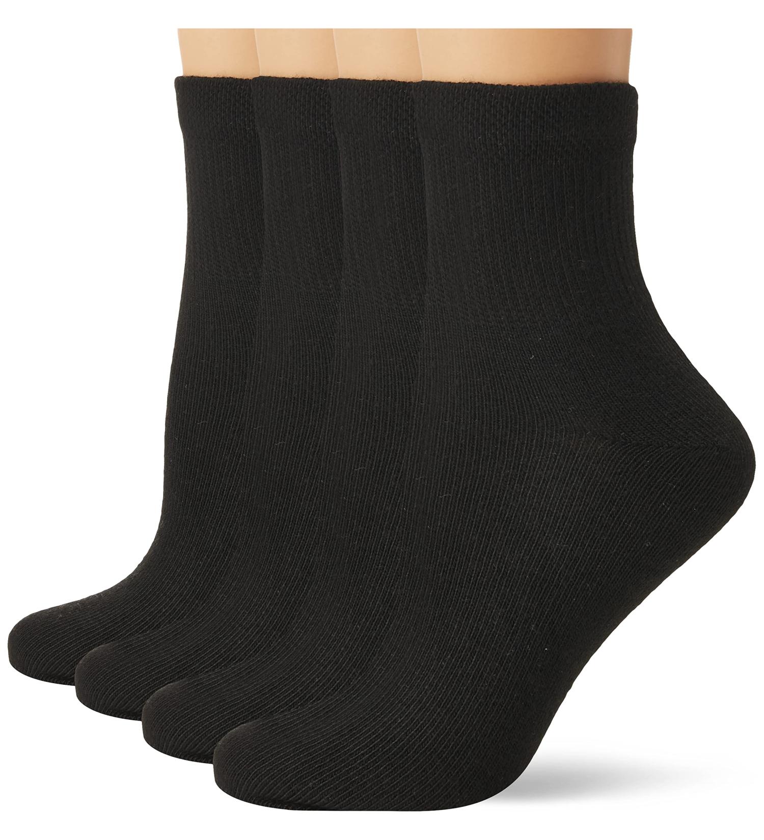 Dr. Scholl's Women's Diabetic Circulator Socks - 4 & 6 Pair Packs, Ankle 8-12, Black - Buy Online on GoSupps.com