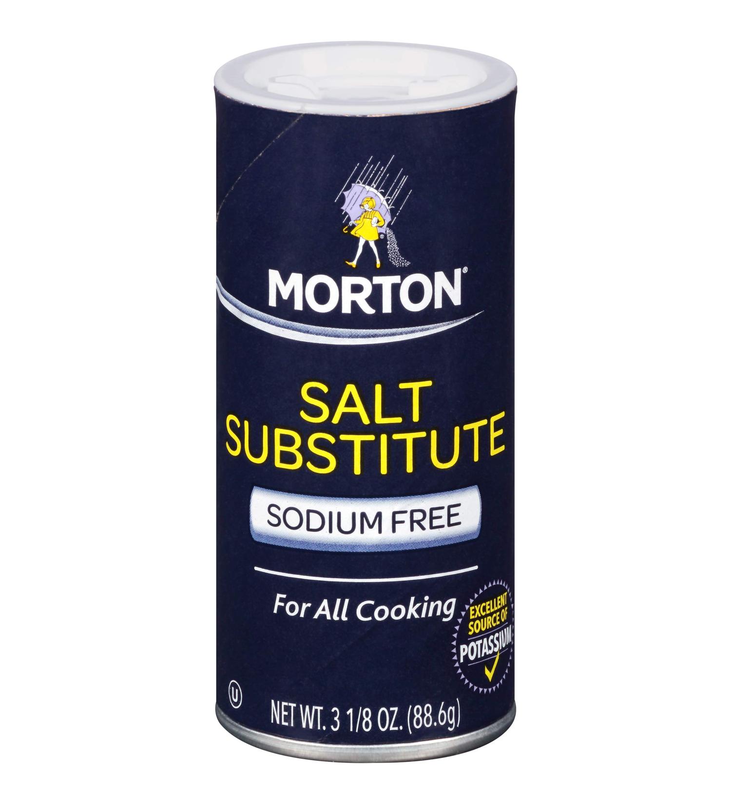Morton Salt Substitute 3.125 oz (Pack of 6) - Low Sodium Alternative Seasoning - Buy Online on GoSupps.com
