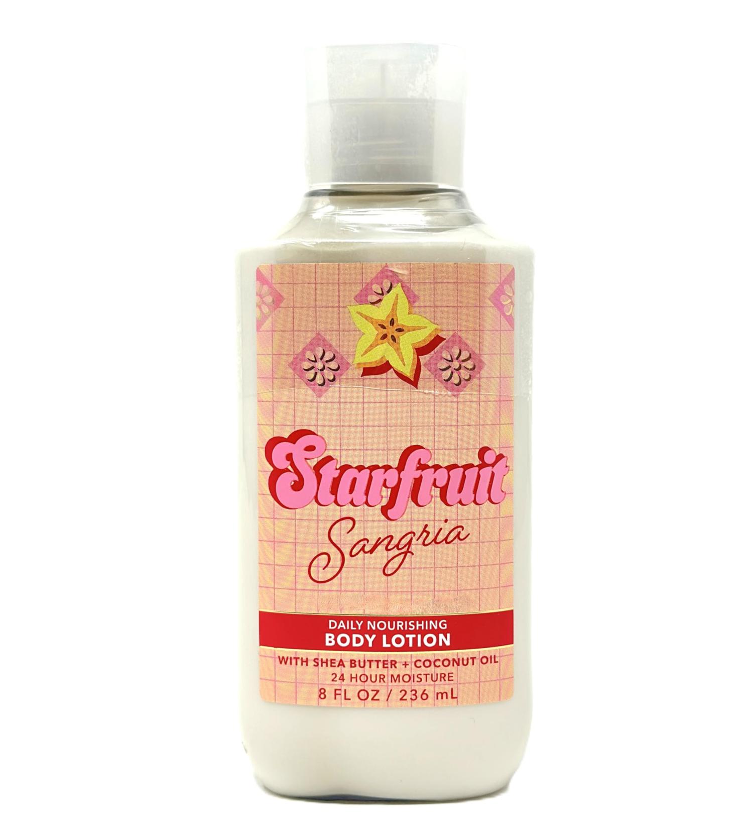 Bath and Body Starfruit Sangria Body Lotion 8 fl oz / 236 mL Fragrance notes: golden starfruit kiwi nectar and chilled sangria (Pack of 1)