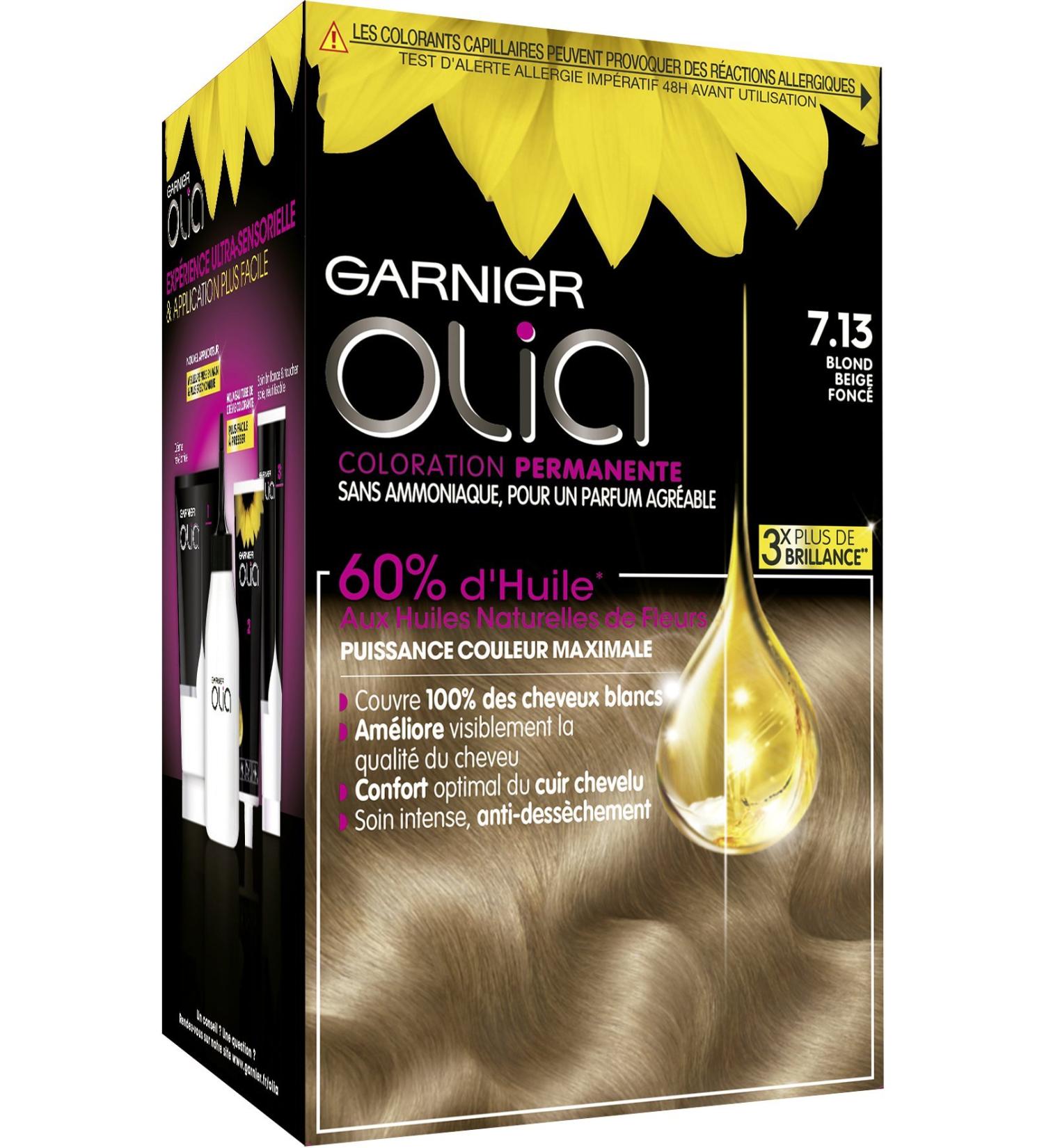 Garnier Olia Permanent Hair Color Oil - Ammonia-Free Blond Beige Fonc - 1 Pack - International Shipping Available - Buy Online on GoSupps.com