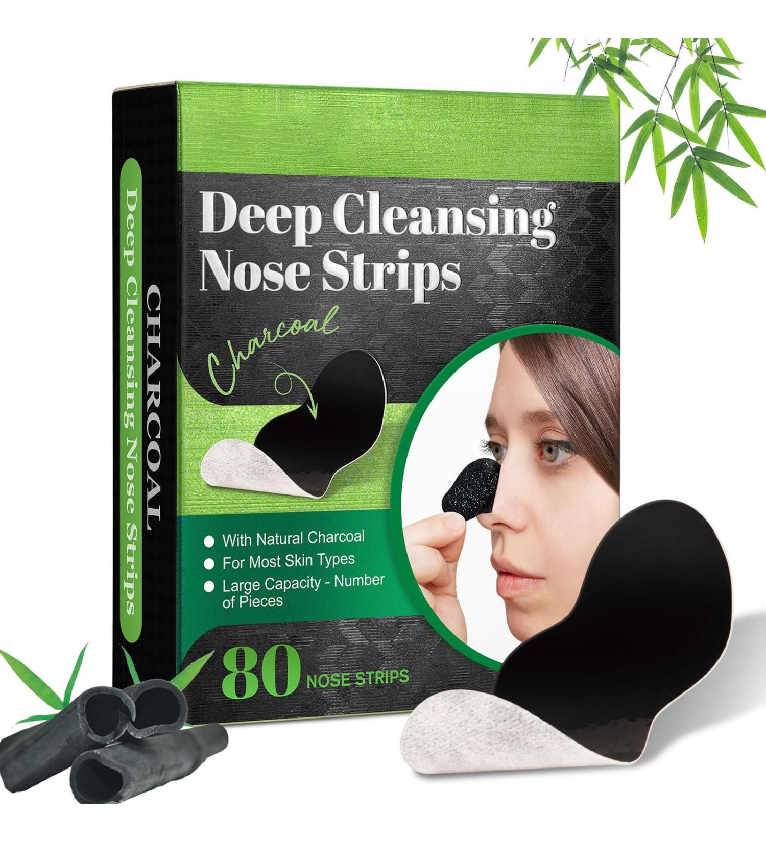 80PCS Blackheads Remover Strips Deep Cleansing Pore Strips with Effective Adsorption Oil Control for Skin Care Visible Effect - Buy Online on GoSupps.com