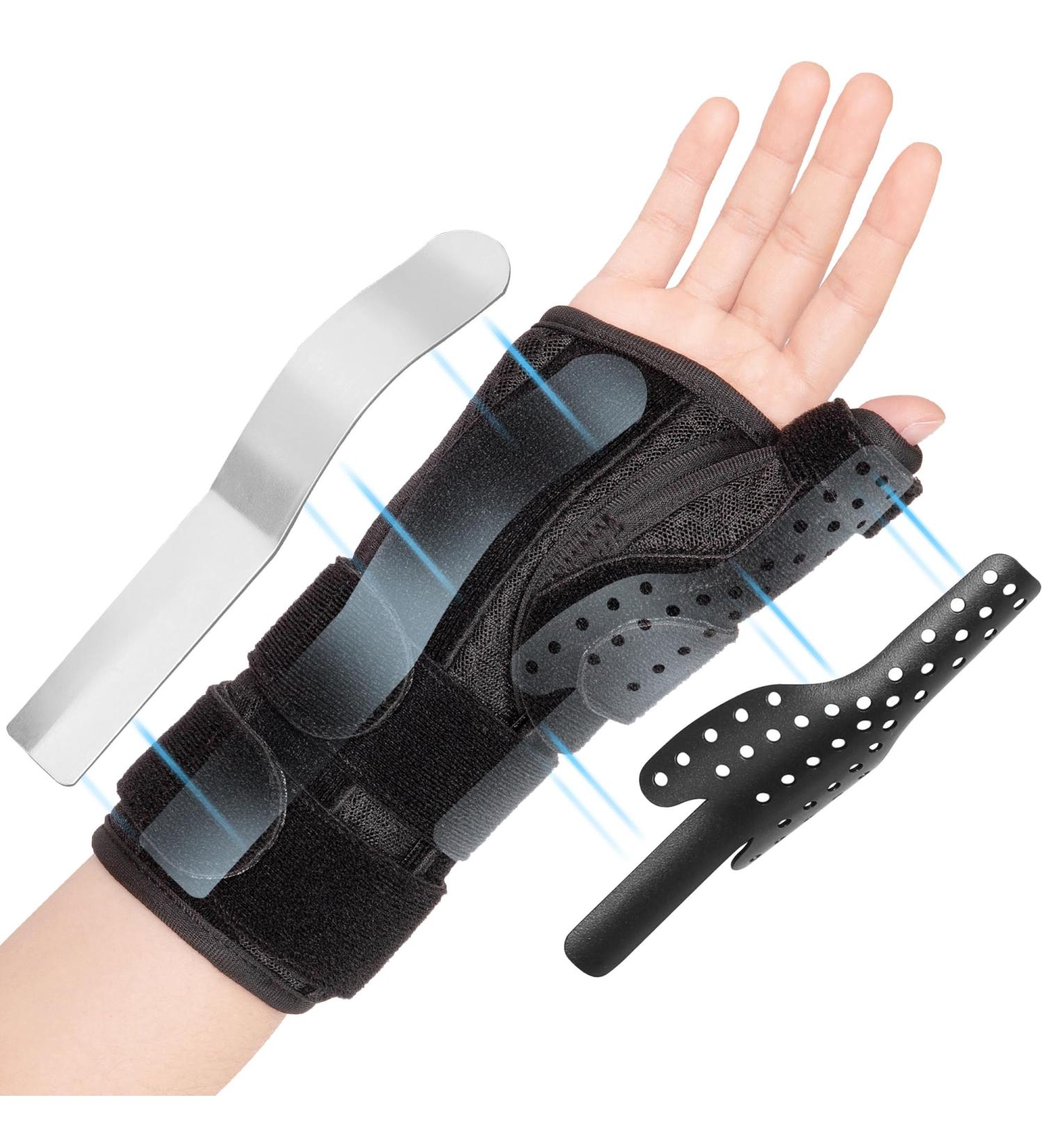 Thumb Spica Splint & Wrist Brace for De Quervain's Tenosynovitis - Carpal Tunnel Support Trigger Thumb Splint for Tendonitis & Arthritis - Right Hand Size S - Buy Online on GoSupps.com