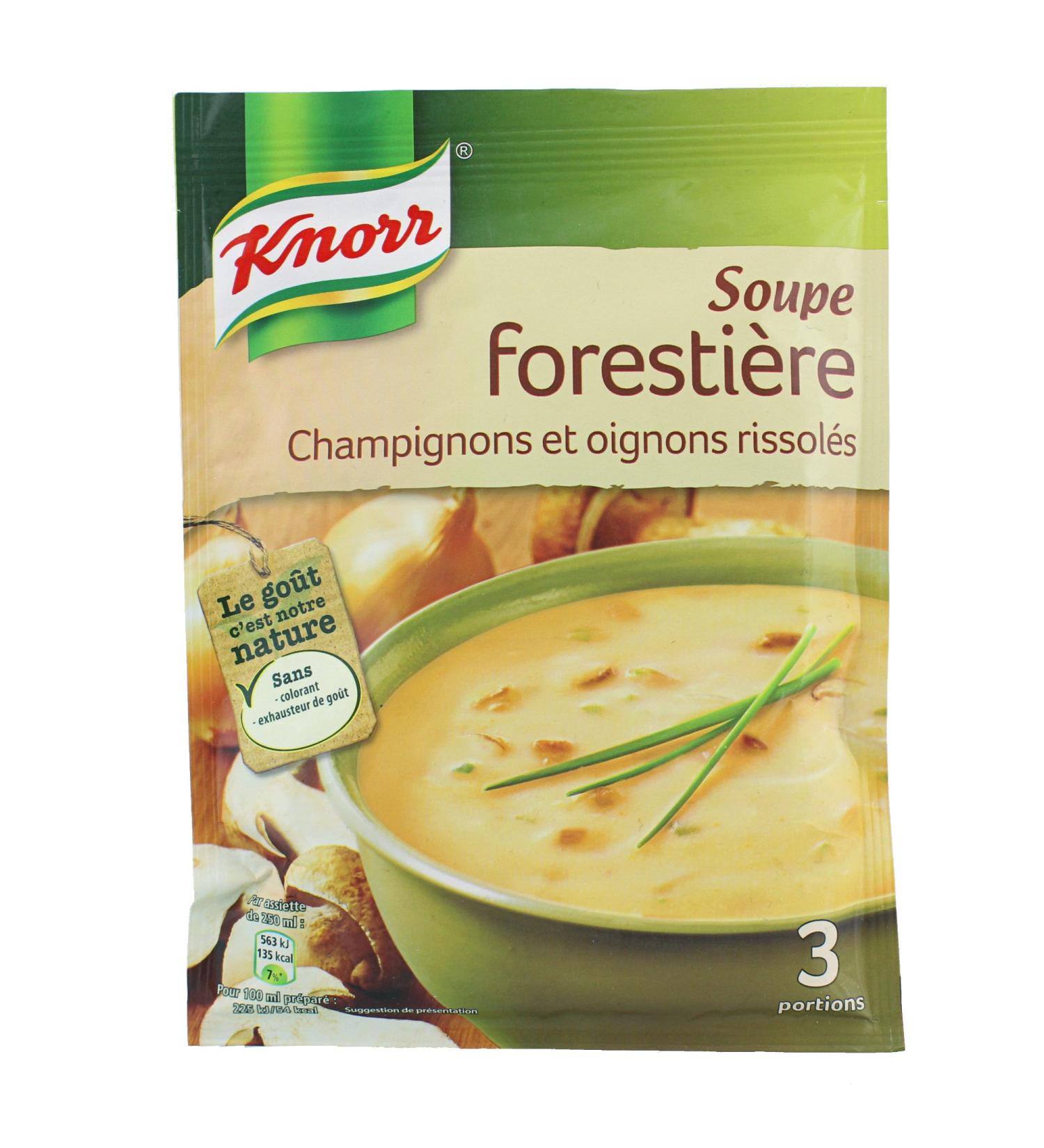 Knorr Forest soup, mushrooms & fried onions - 85g sachet
